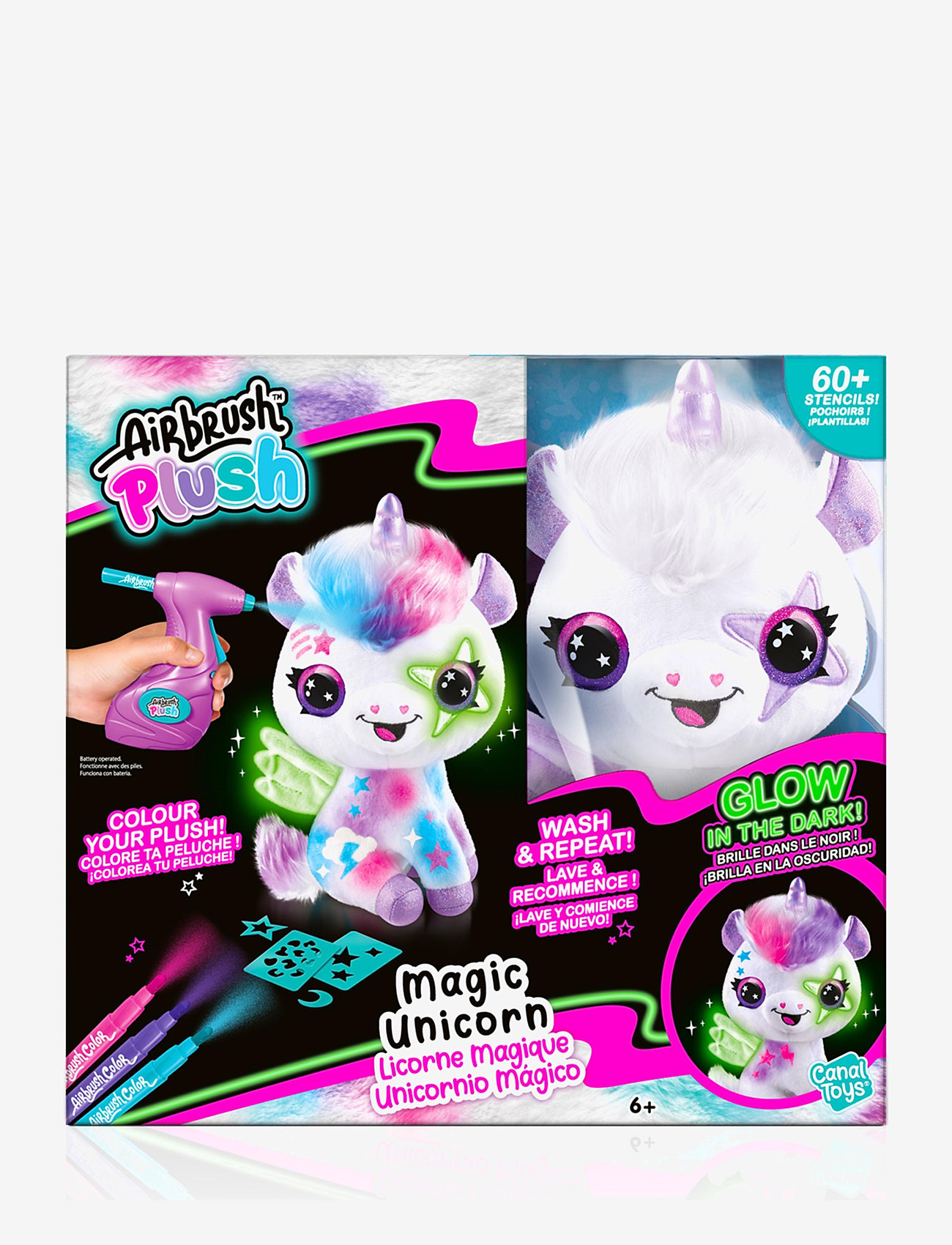Airbrush Plush - AIRBRUSH PLUSH Glow in the Dark - hobbysett - multi coloured - 2