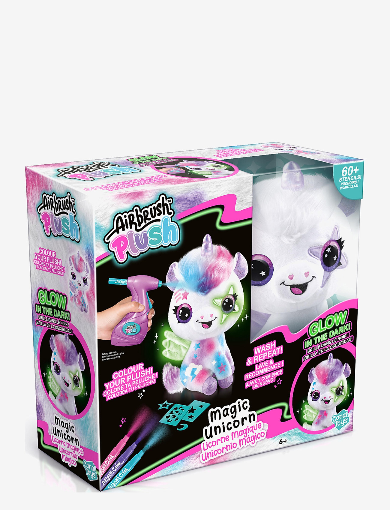 Airbrush Plush - AIRBRUSH PLUSH Glow in the Dark - hobbysett - multi coloured - 3