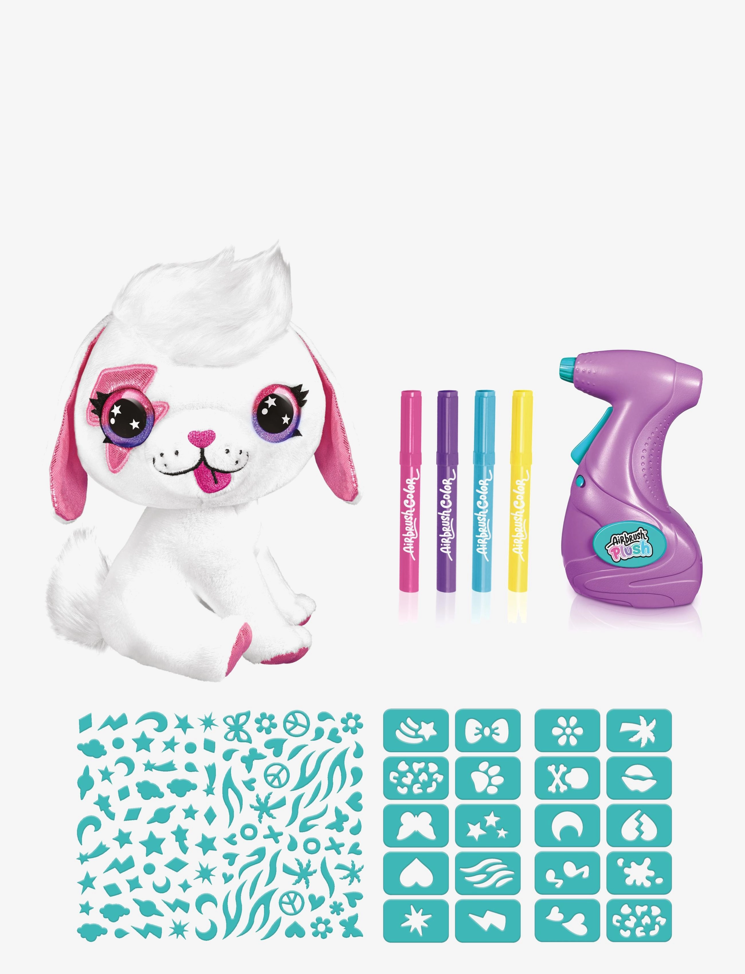 Airbrush Plush Airbrush Plush Puppy, One Size, Multi/patterned, Håndværk > Håndværkssæt, Børn