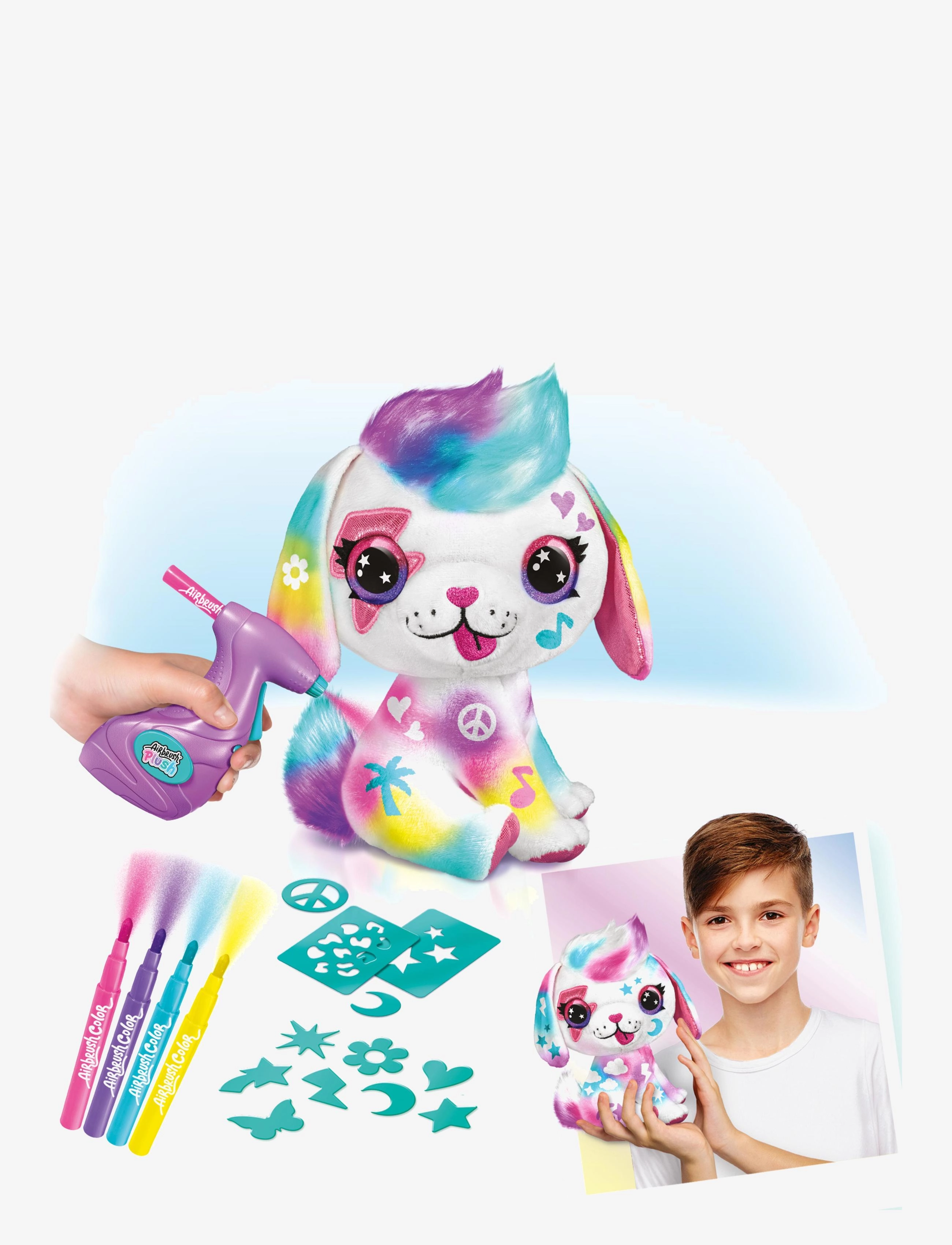 Airbrush Plush - Airbrush Plush Puppy - hobbysett - multi coloured - 5