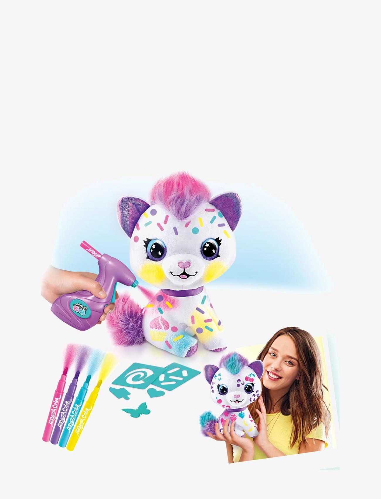 Airbrush Plush - AIRBRUSH PLUSH Kitty - hobbysett - multi coloured - 4