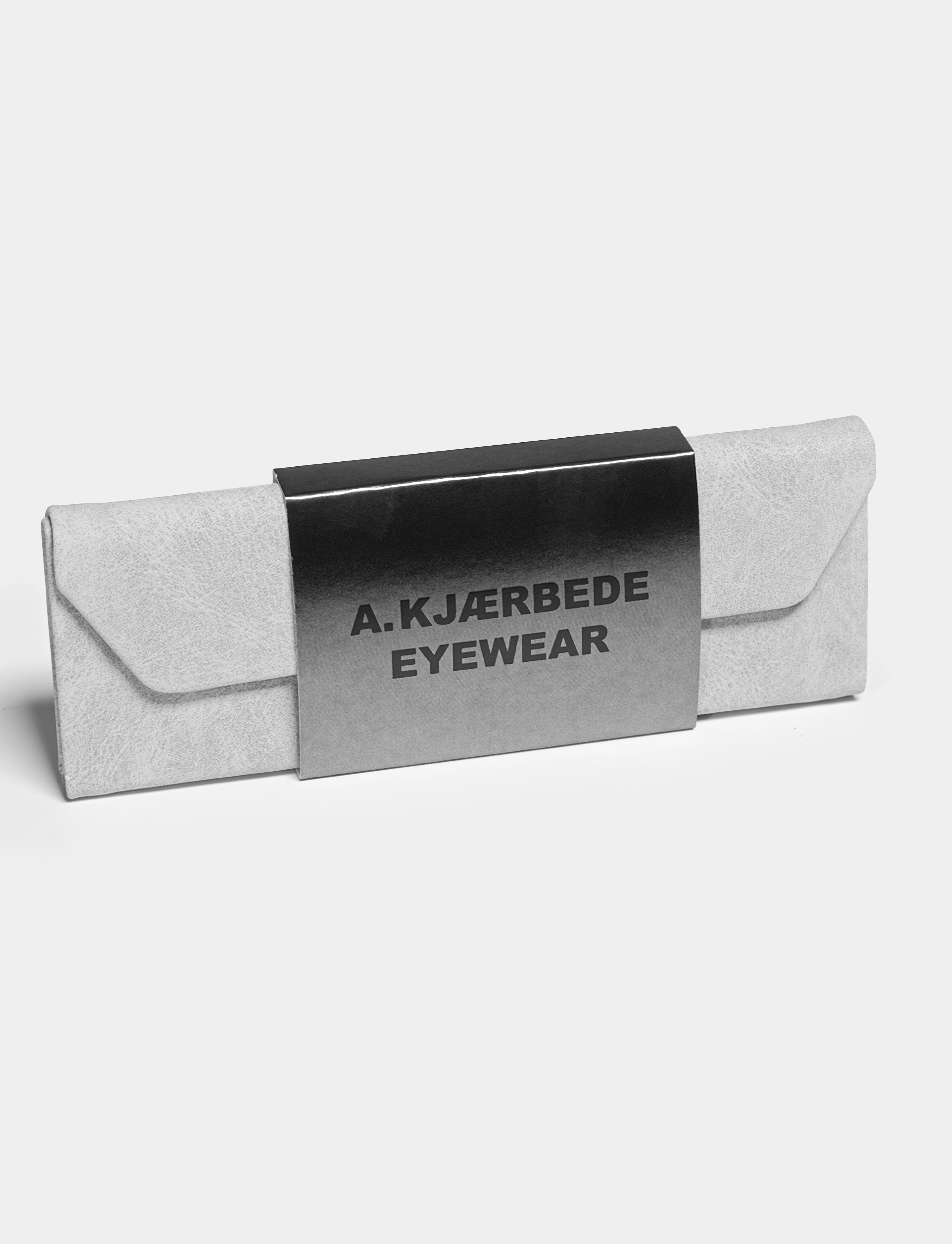 A.Kjærbede Fold Case, Mænd, Folde Etui, Grå, Str: ONE SIZE