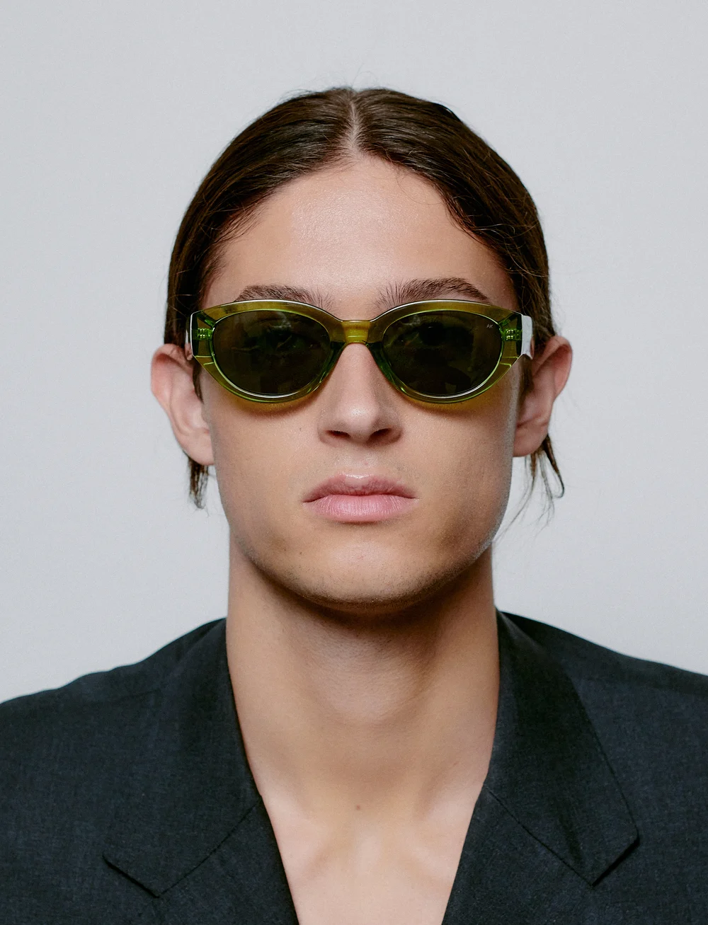 A.Kjærbede - Winnie - runde solbriller - light olive transparent - 5