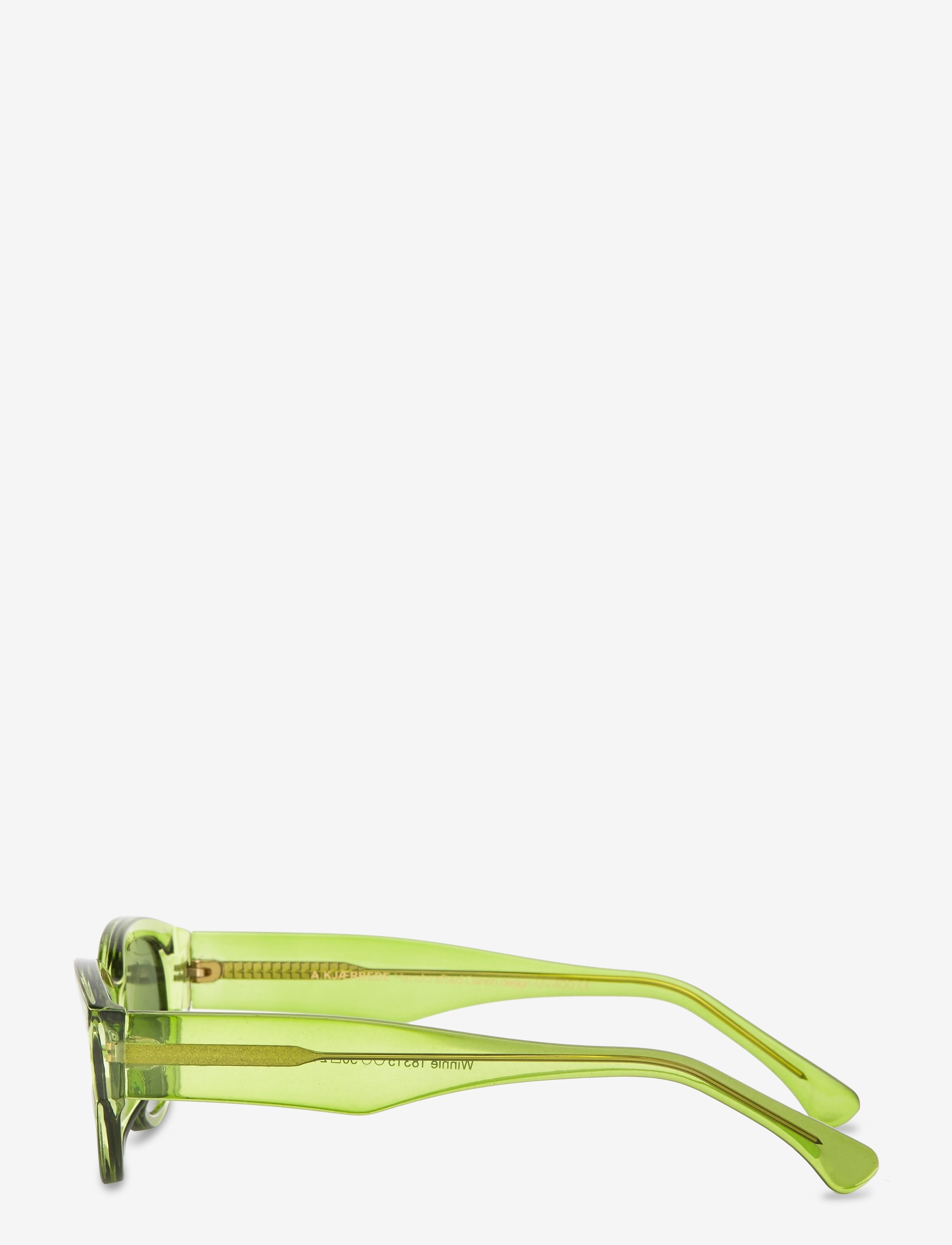 A.Kjærbede - Winnie - runde solbriller - light olive transparent - 3