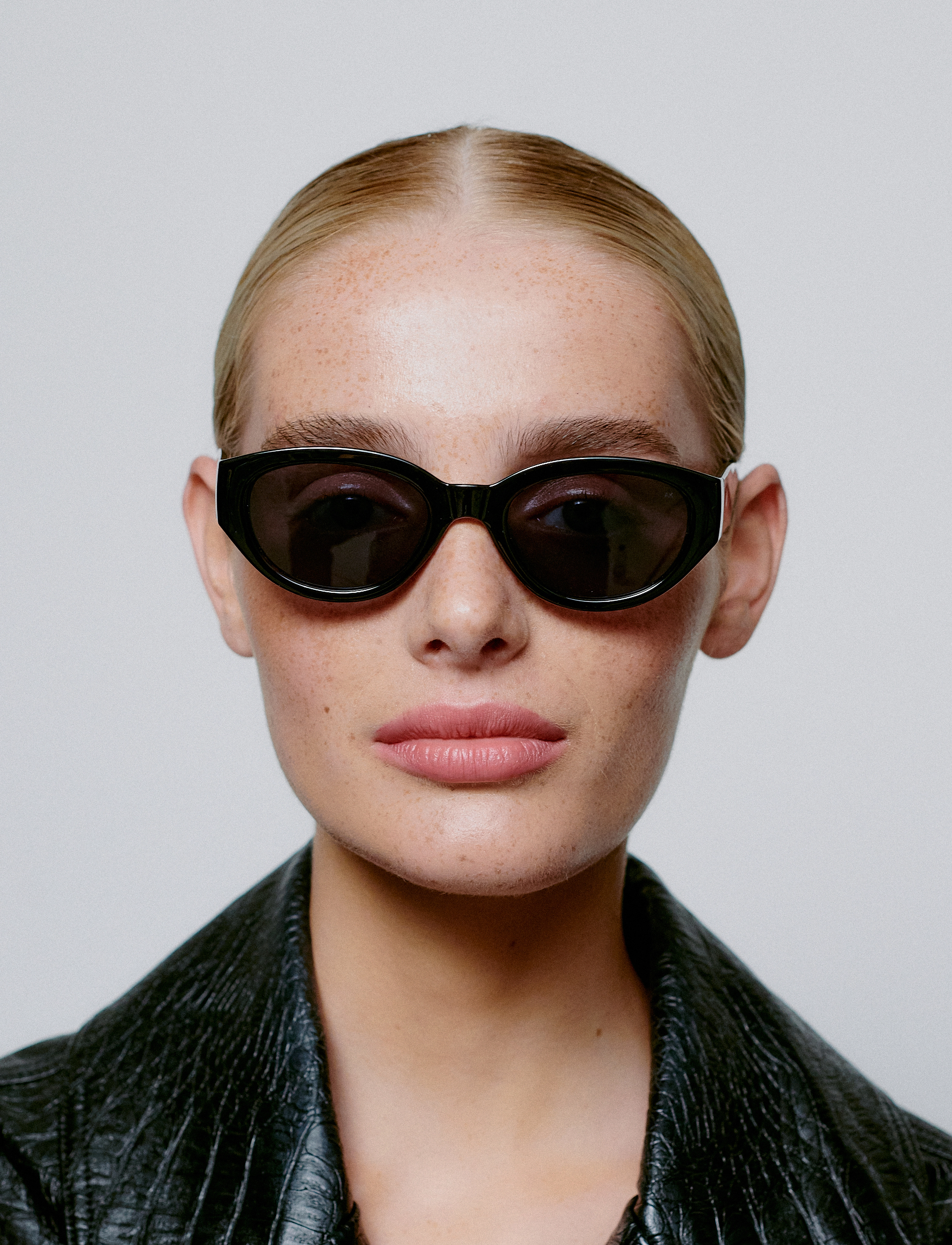 A.Kjærbede Winnie, One Size, Sunglasses, Schwarz - Round Frame Frauen