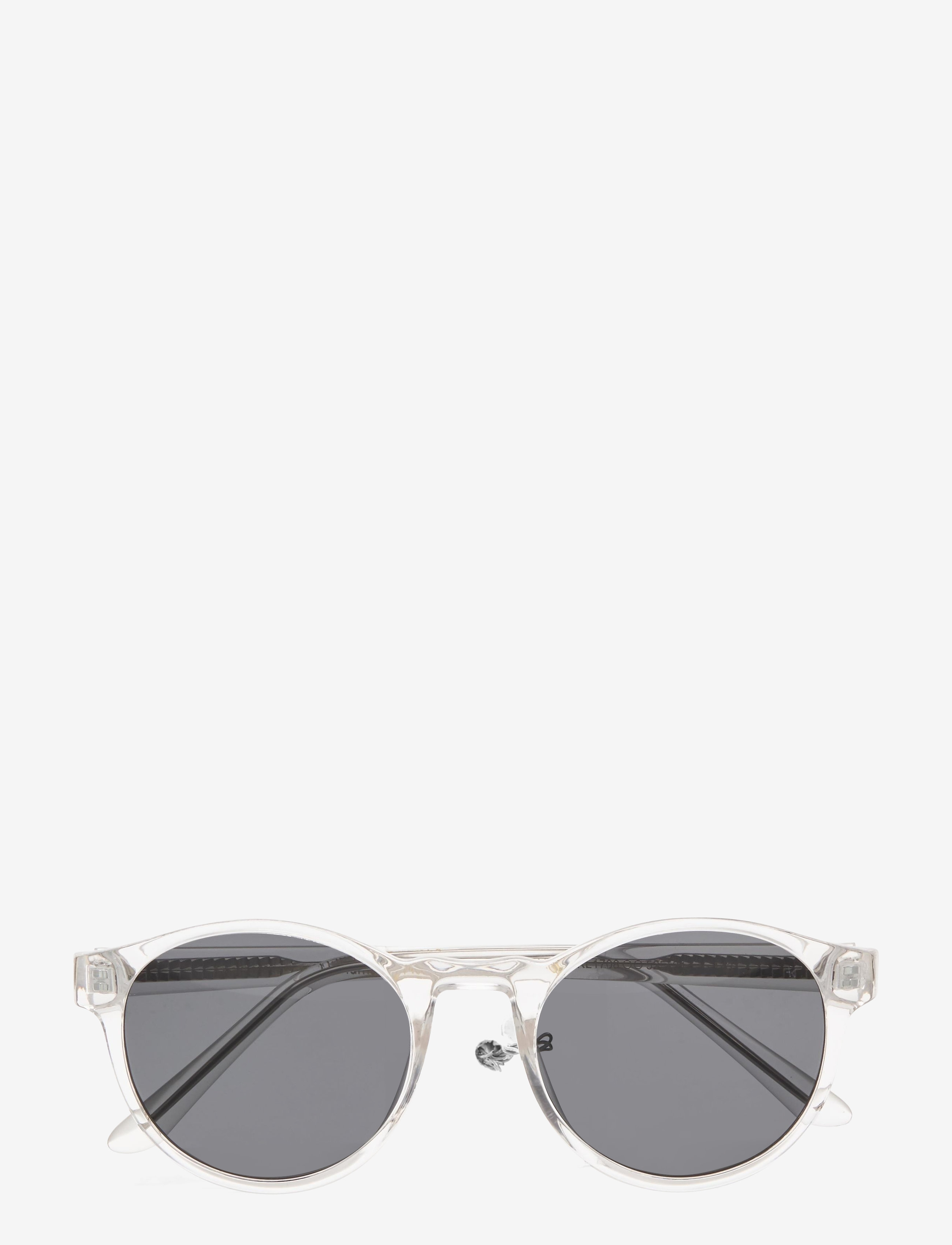 A.Kjærbede Marvin - Runde solbriller - CRYSTAL / white