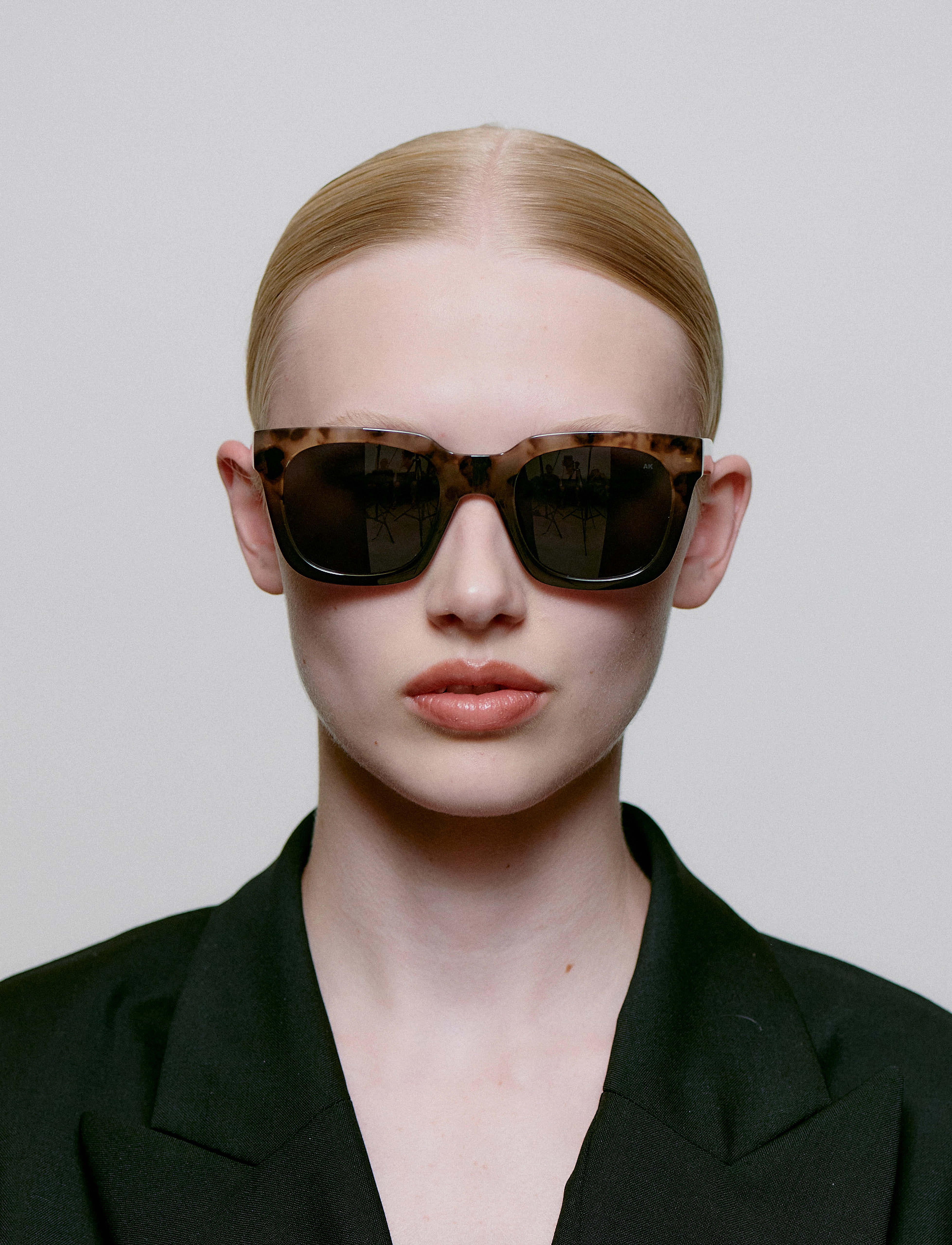 A.Kjærbede Nancy, One Size, Sunglasses, Braun - D-frame- Wayfarer Frauen