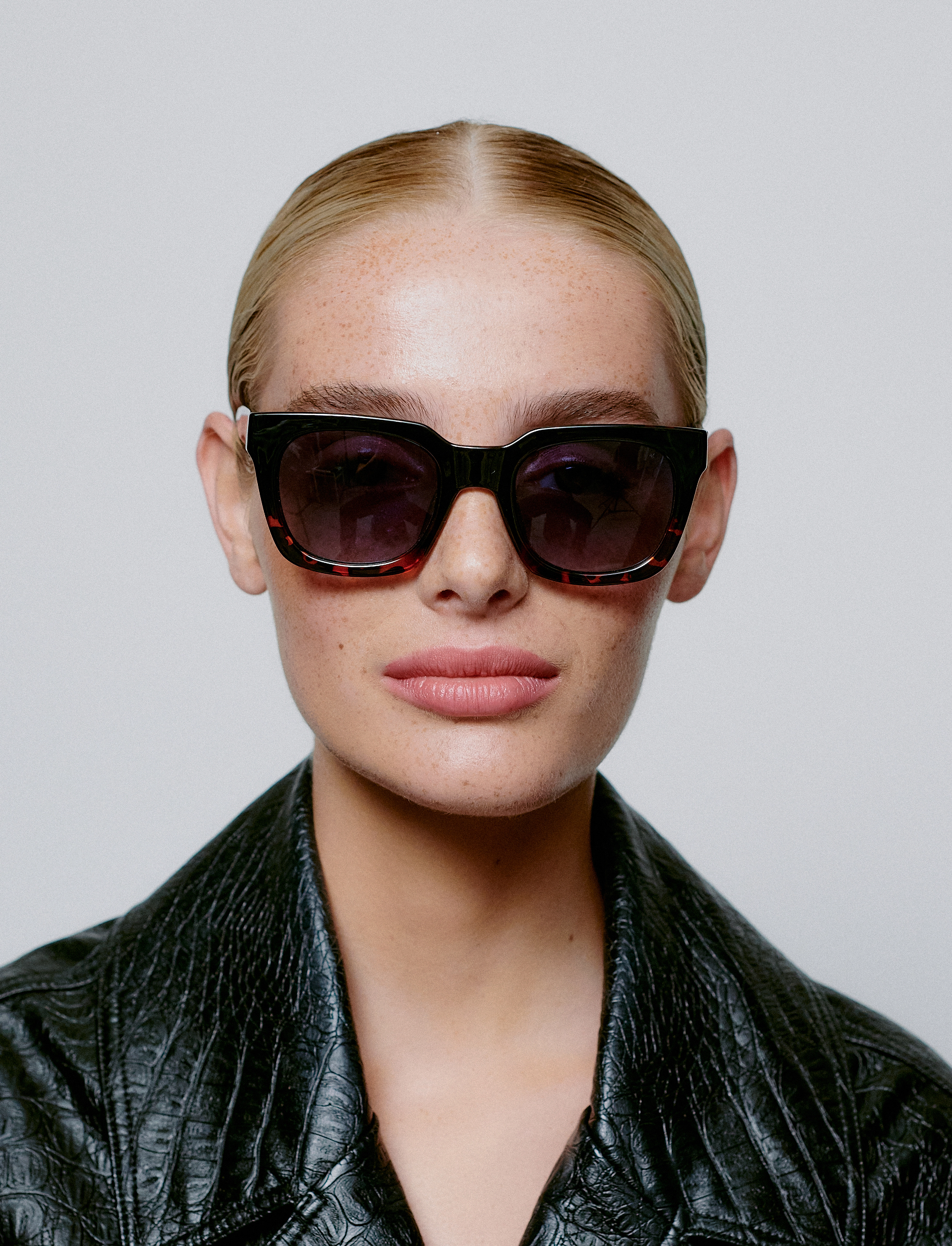 A.Kjærbede Nancy, One Size, Sunglasses, Schwarz - D-frame- Wayfarer Frauen