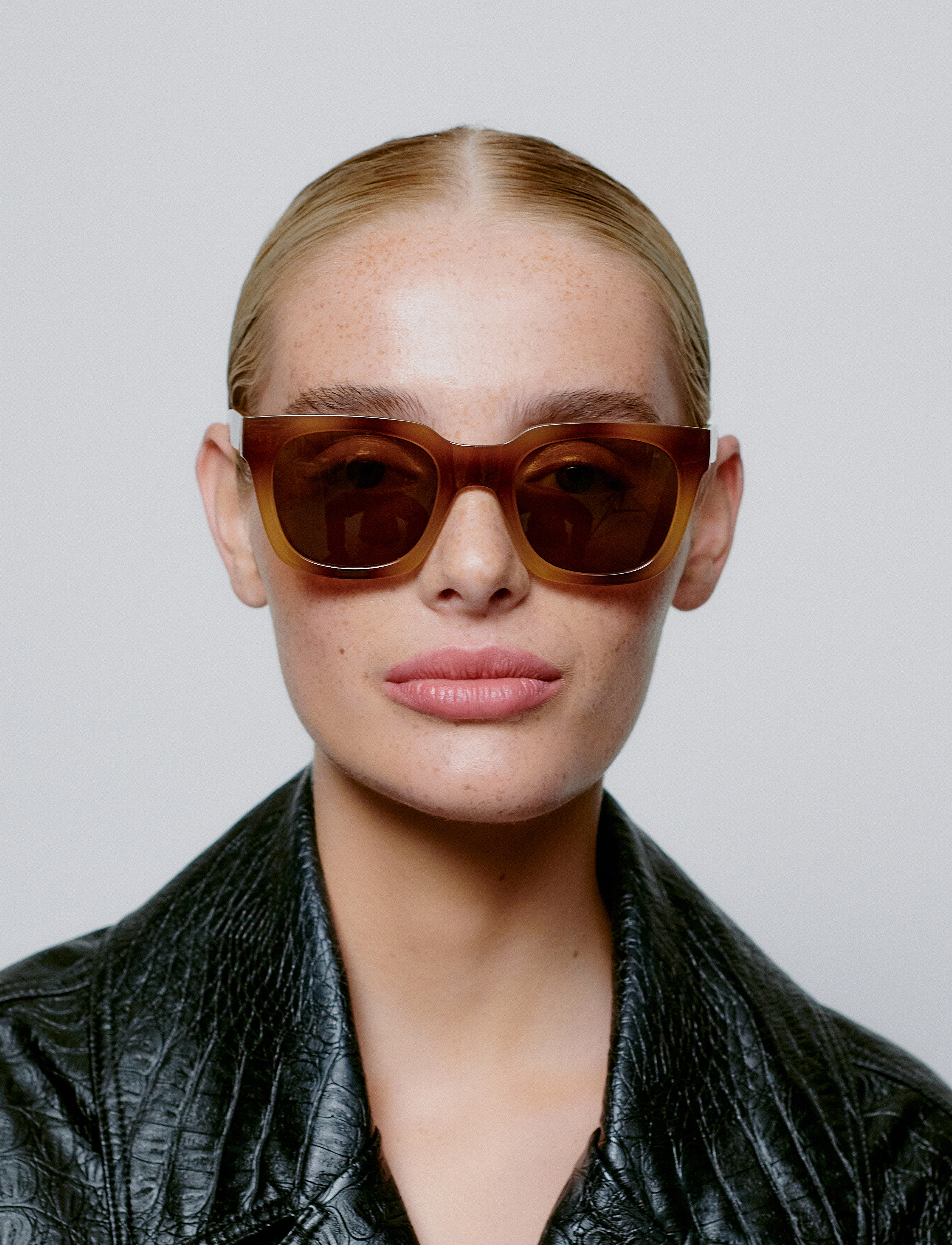 A.Kjærbede Nancy, One Size, Sunglasses, Braun - D-frame- Wayfarer Frauen