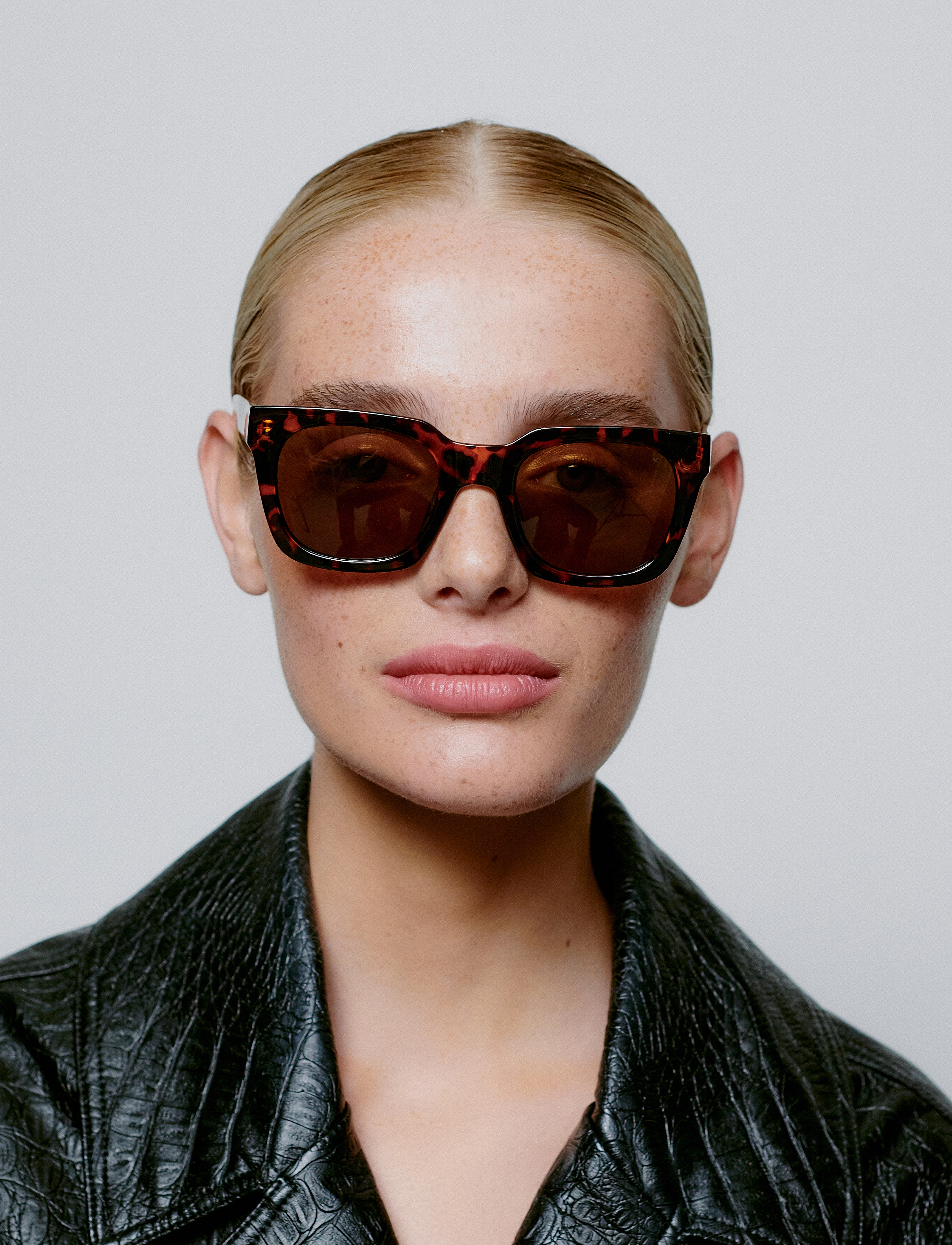 A.Kjærbede Nancy, One Size, Sunglasses, Braun - D-frame- Wayfarer Frauen