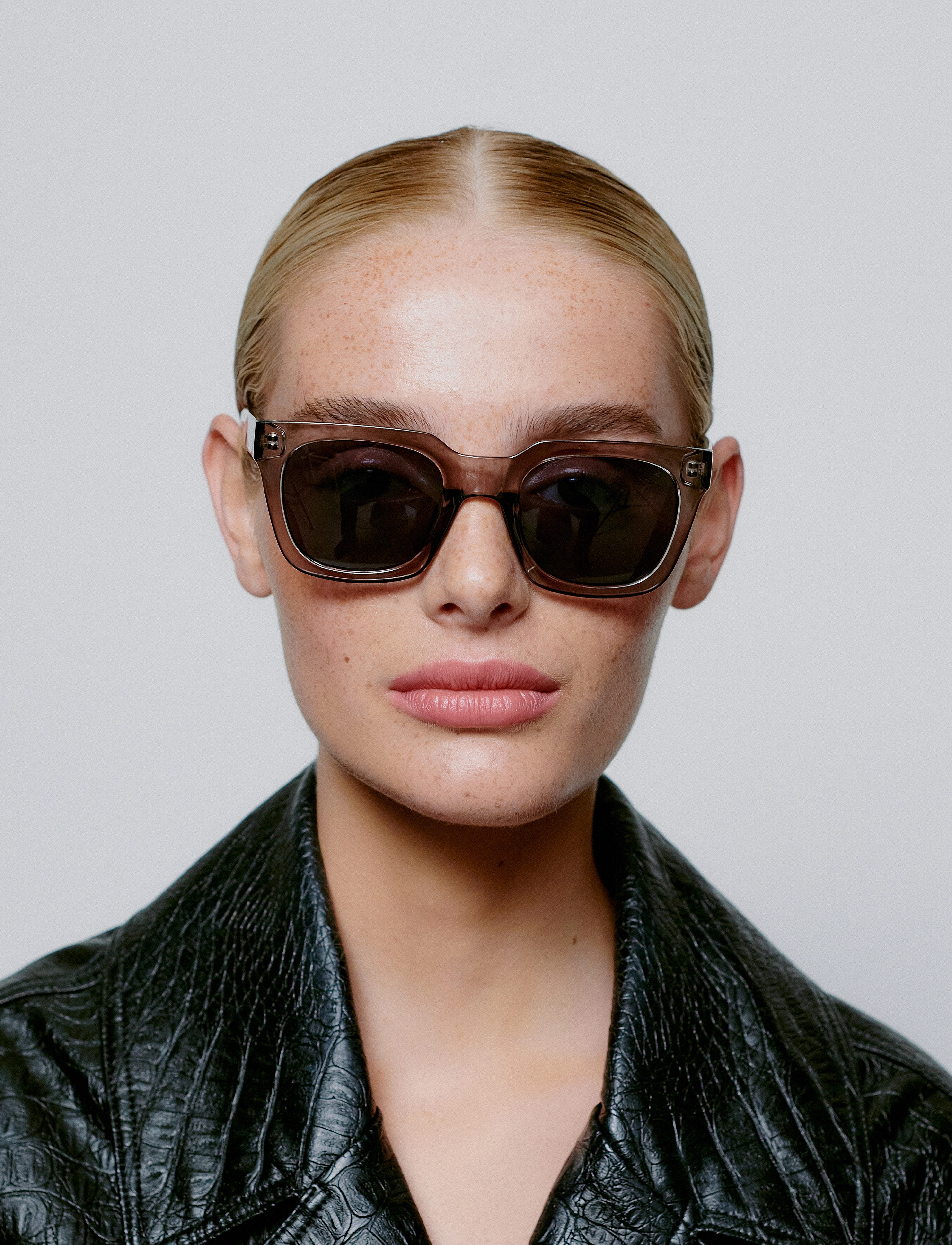 A.Kjærbede Nancy, One Size, Sunglasses, Grau - D-frame- Wayfarer Frauen