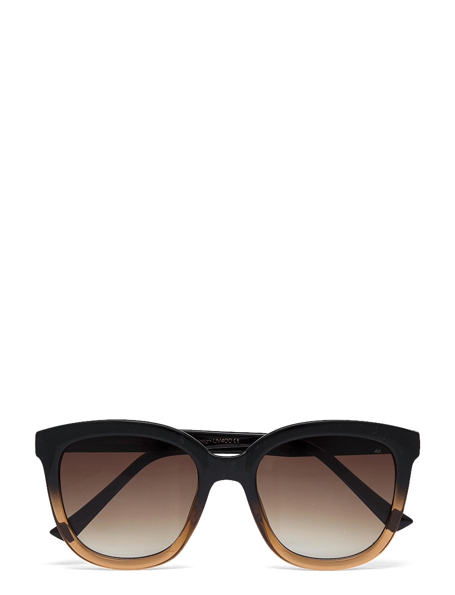 A.Kjærbede - Billy - runde solbriller - black/brown transparent - 1