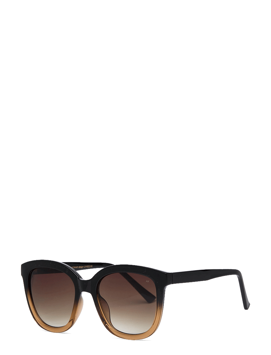 A.Kjærbede - Billy - runde solbriller - black/brown transparent - 2