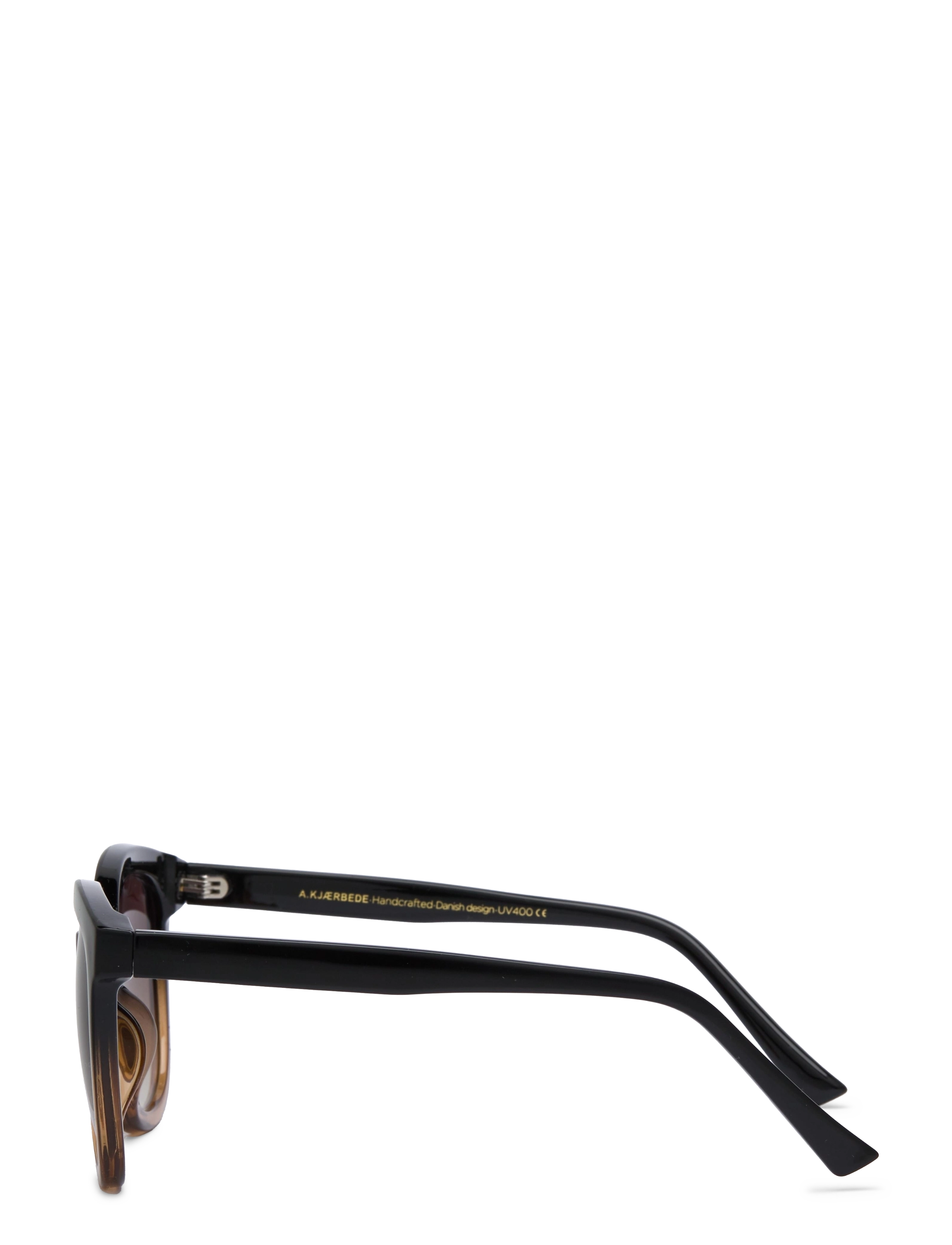 A.Kjærbede - Billy - runde solbriller - black/brown transparent - 3