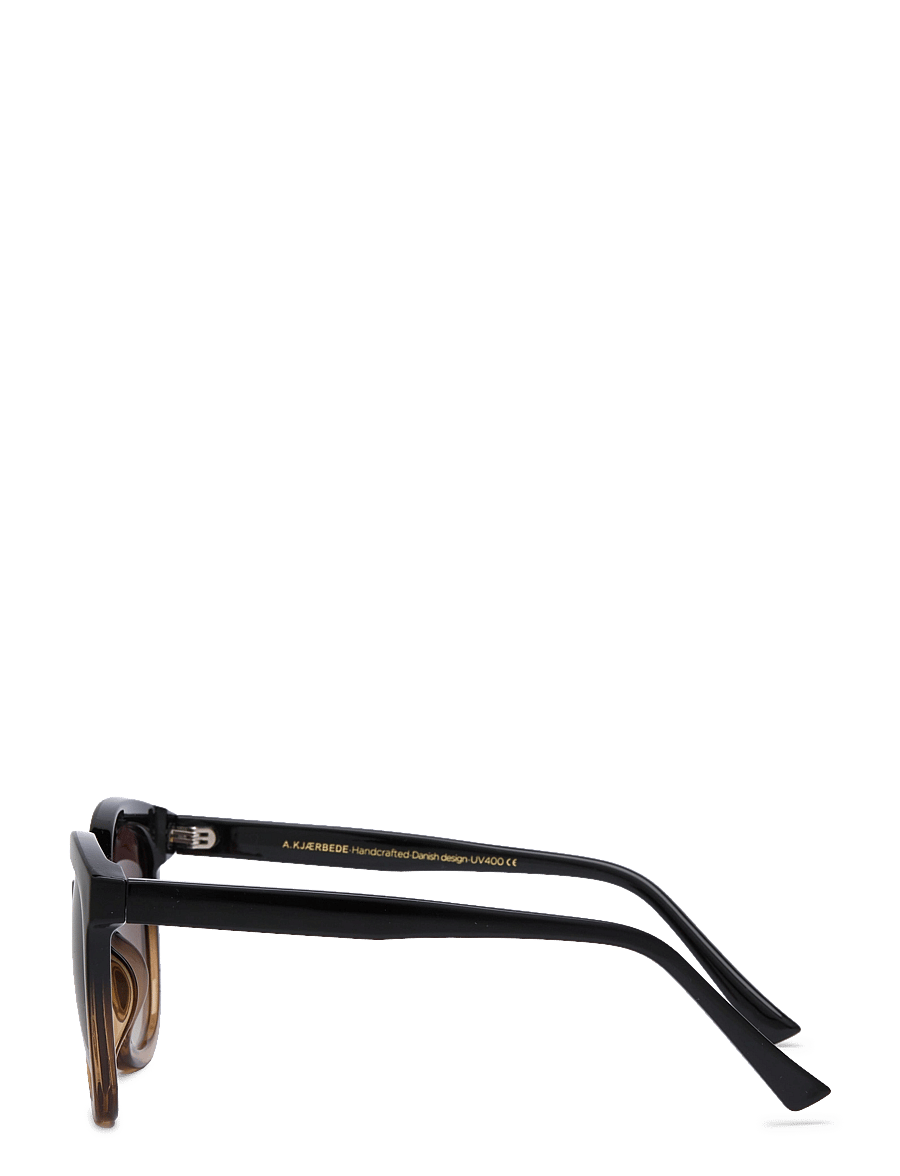 A.Kjærbede - Billy - runde solbriller - black/brown transparent - 3