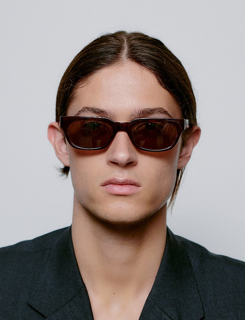 A.Kjærbede - Bror - fyrkantiga - brown/demi light brown transparent - 5