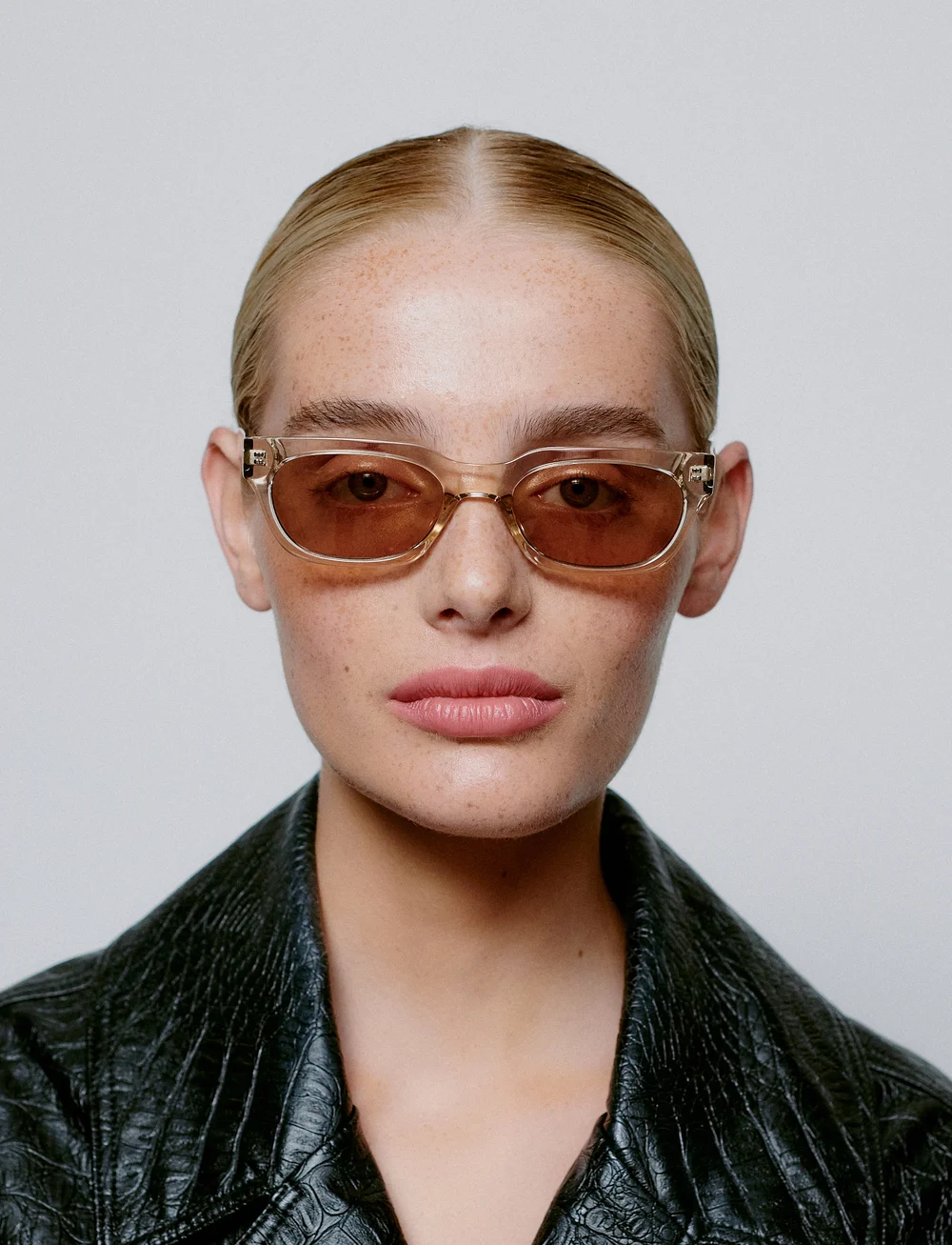 A.Kjærbede - Bror - firkantede solbriller - champagne - 0