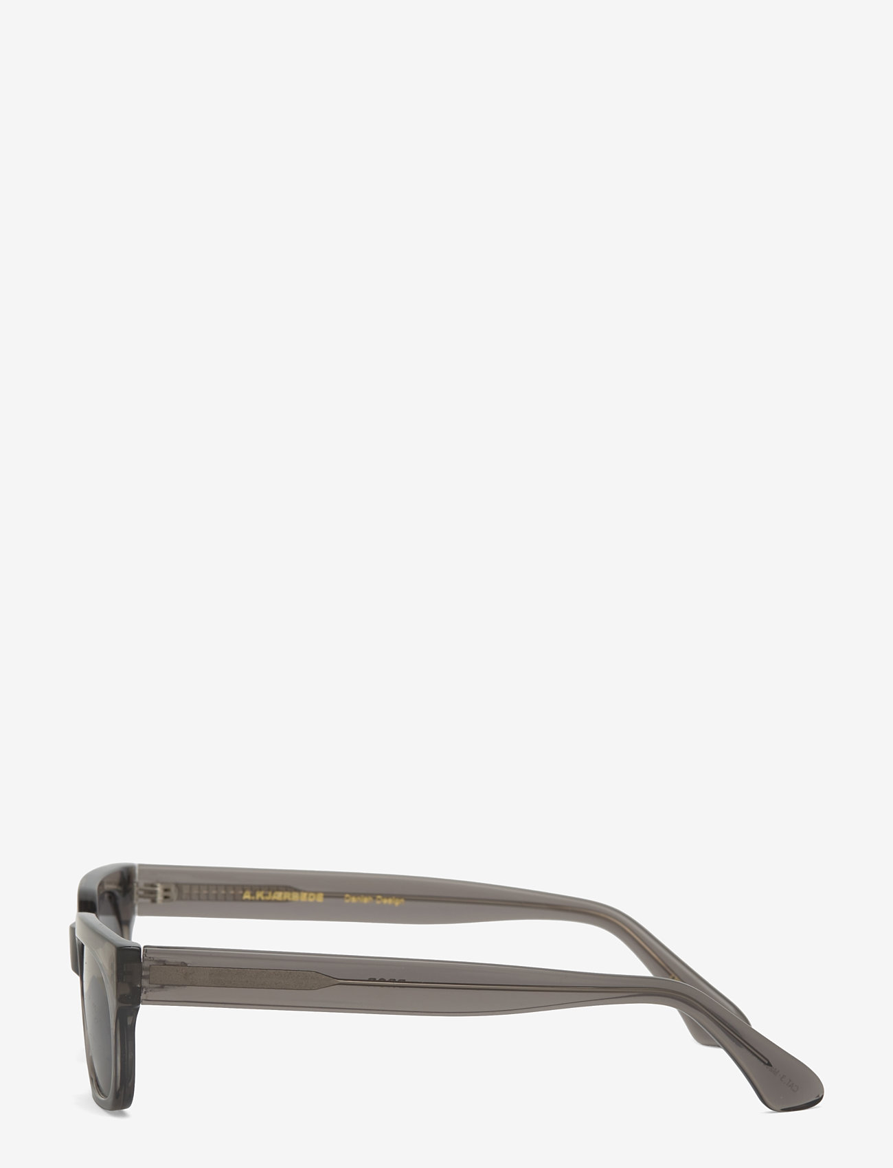 A.Kjærbede - Bror - firkantede solbriller - grey transparent - 3