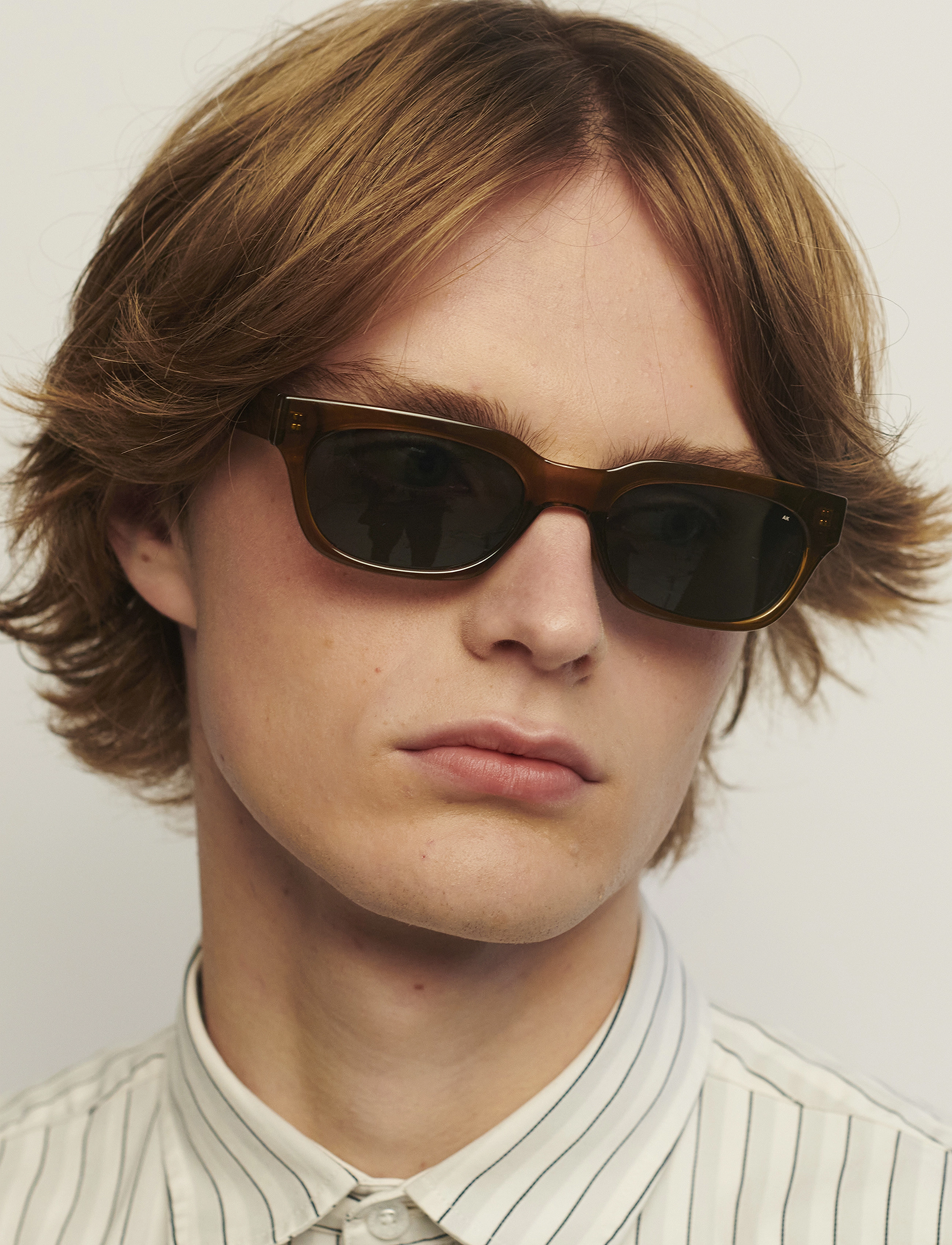 A.Kjærbede Bror, One Size, Sunglasses, Braun - Square Frame Frauen