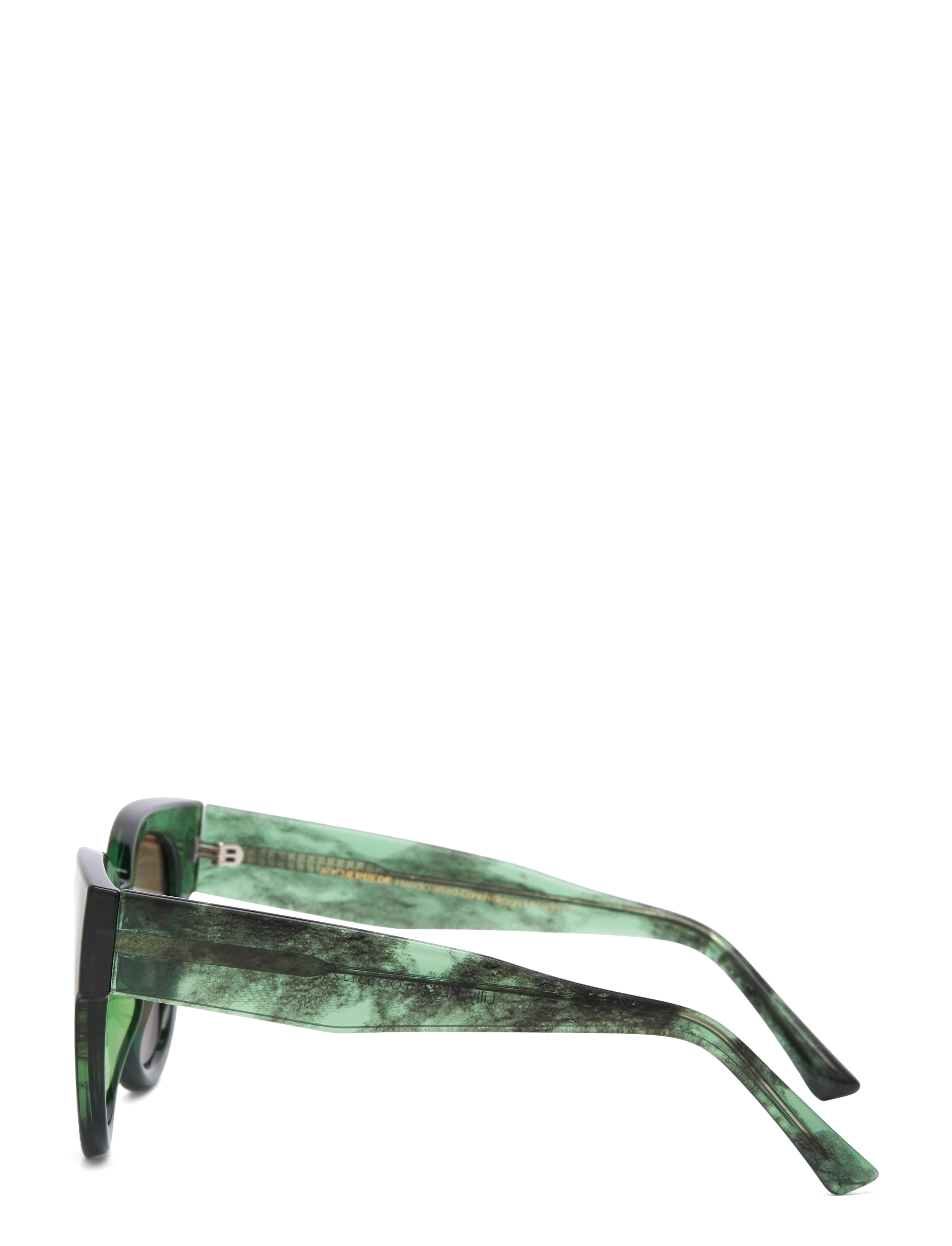 A.Kjærbede - Lilly - Ümmarguse raamiga - green marble transparent - 3