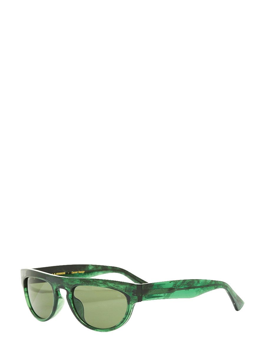 A.Kjærbede - Jake - d-form - green marble transparent - 2