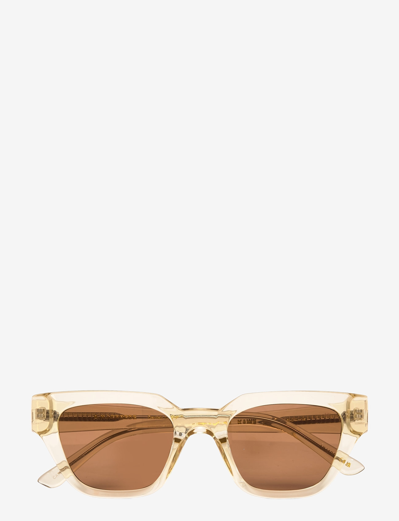 A.Kjærbede - Kaws - d-shaped solbriller - ecru transparent - 1