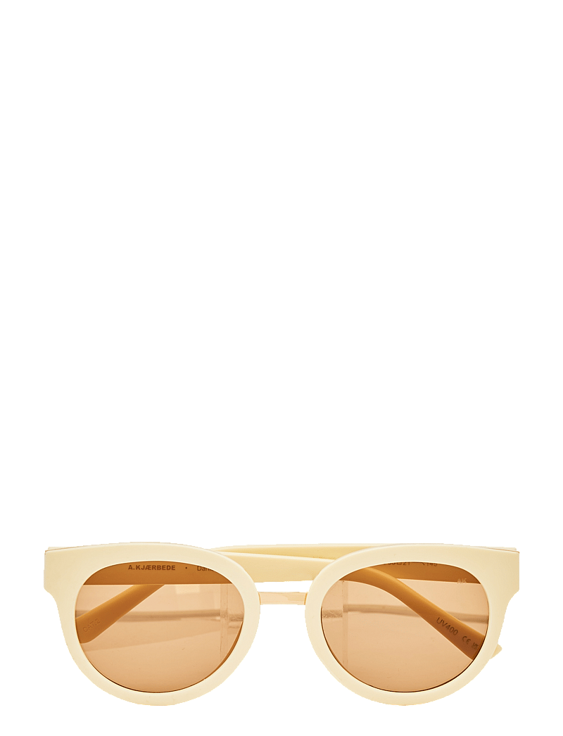 A.Kjærbede - Jolie - Ümmargused päikeseprillid - cream - 1
