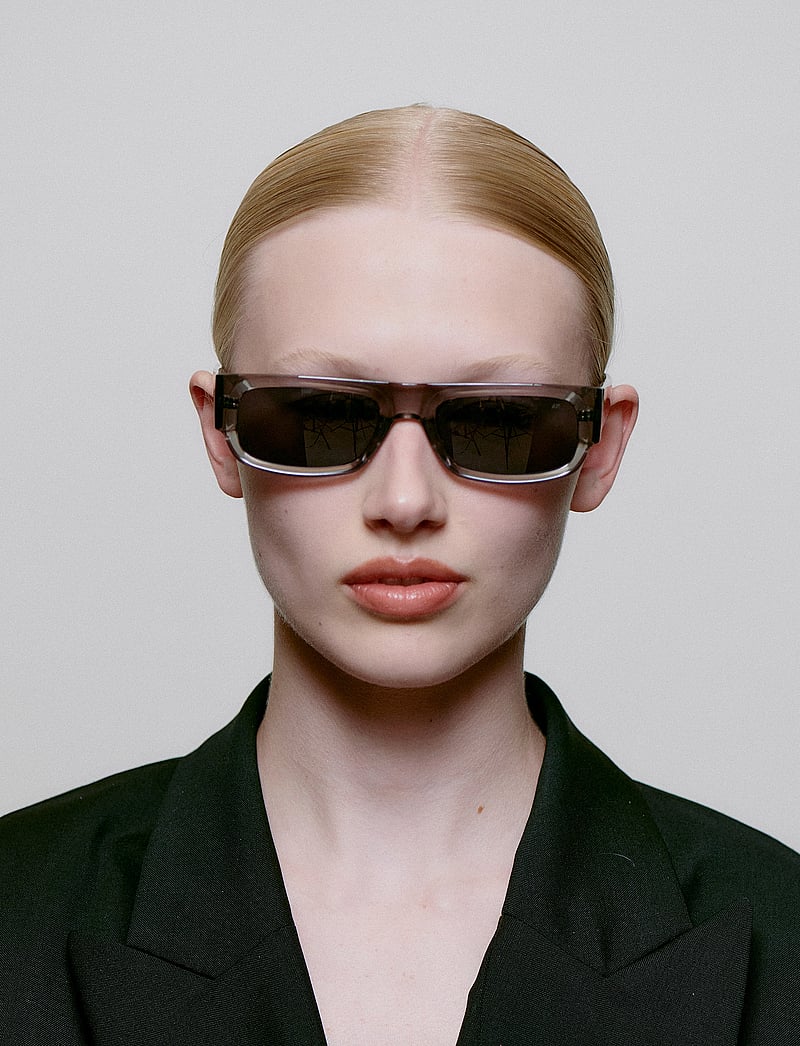 A.Kjærbede - Jean - square frame - grey transparent - 0