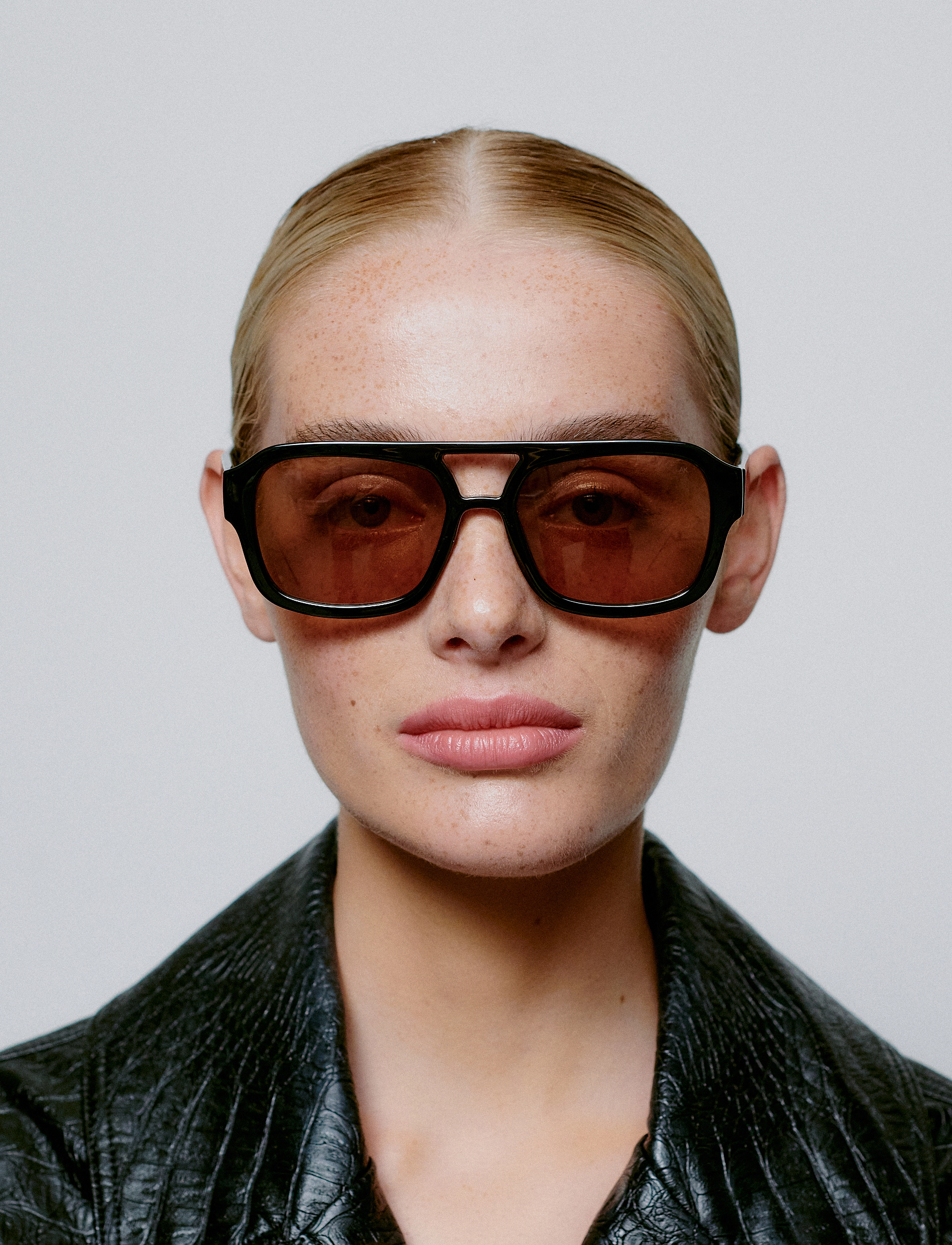 A.Kjærbede Kaya, One Size, Black, Solbriller > Aviator-Solbriller, Dame