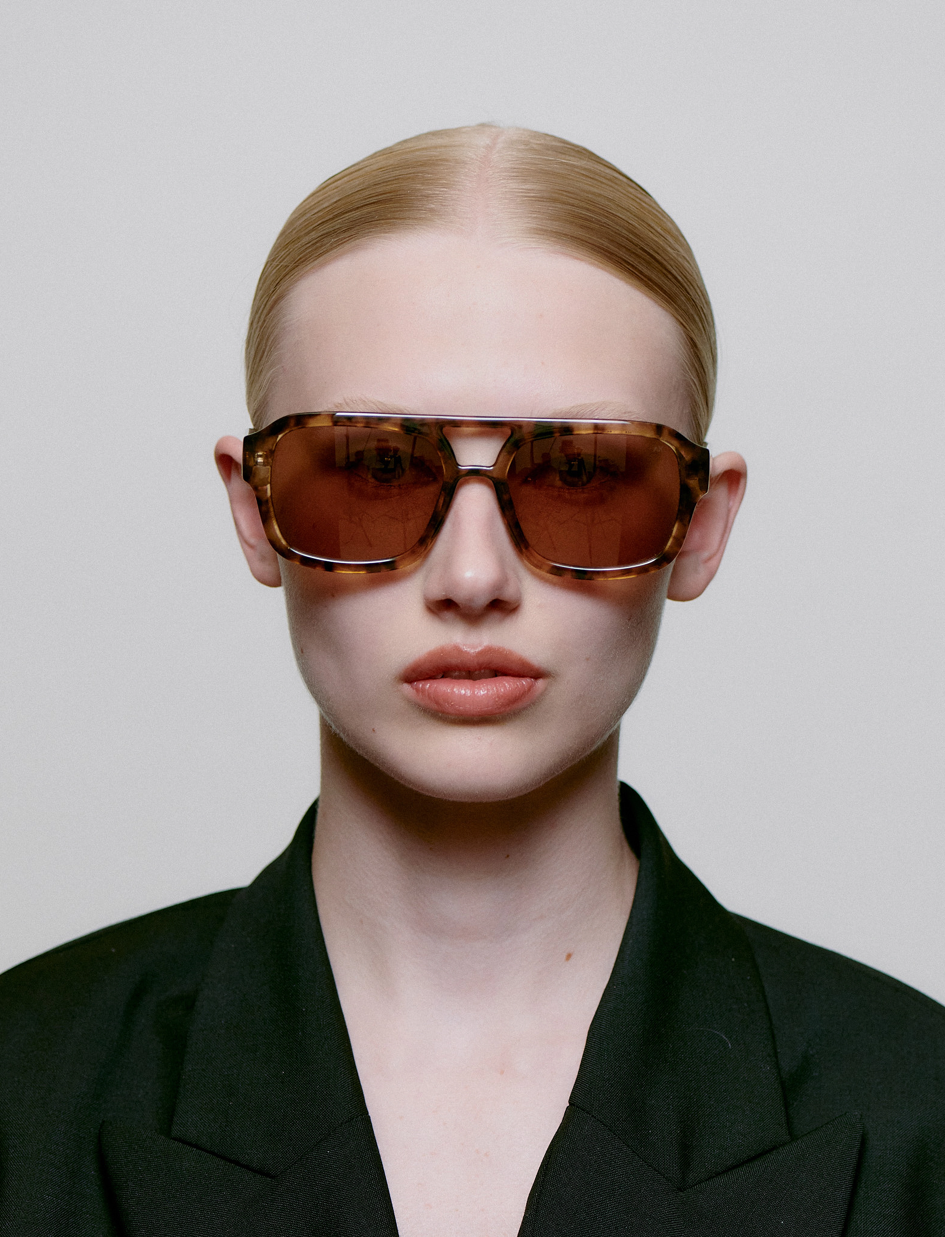 A.Kjærbede Kaya, One Size, Sunglasses, Braun - Aviator Frauen