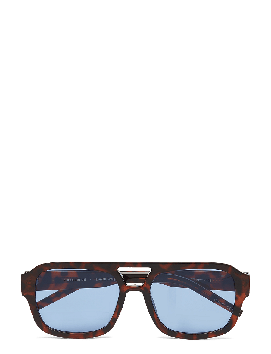 A.Kjærbede - Kaya - pilotowe okulary przeciwsłoneczne - demi tortoise / blue - 1