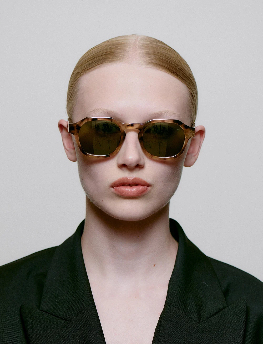 A.Kjærbede - Zan - runde solbriller - coquina - 0