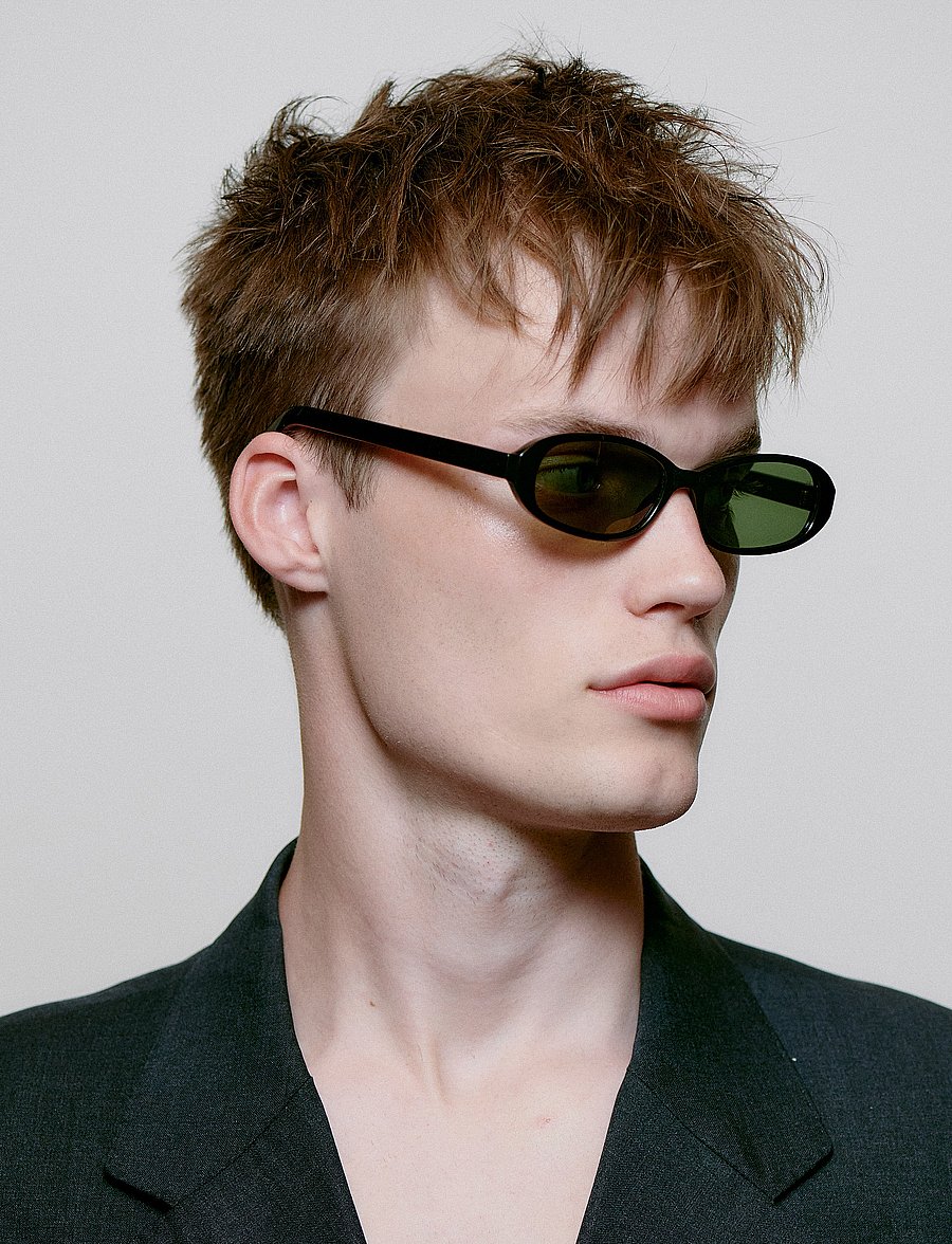 A.Kjærbede - Macy - okrągłe okulary przeciwsłoneczne - black - 4