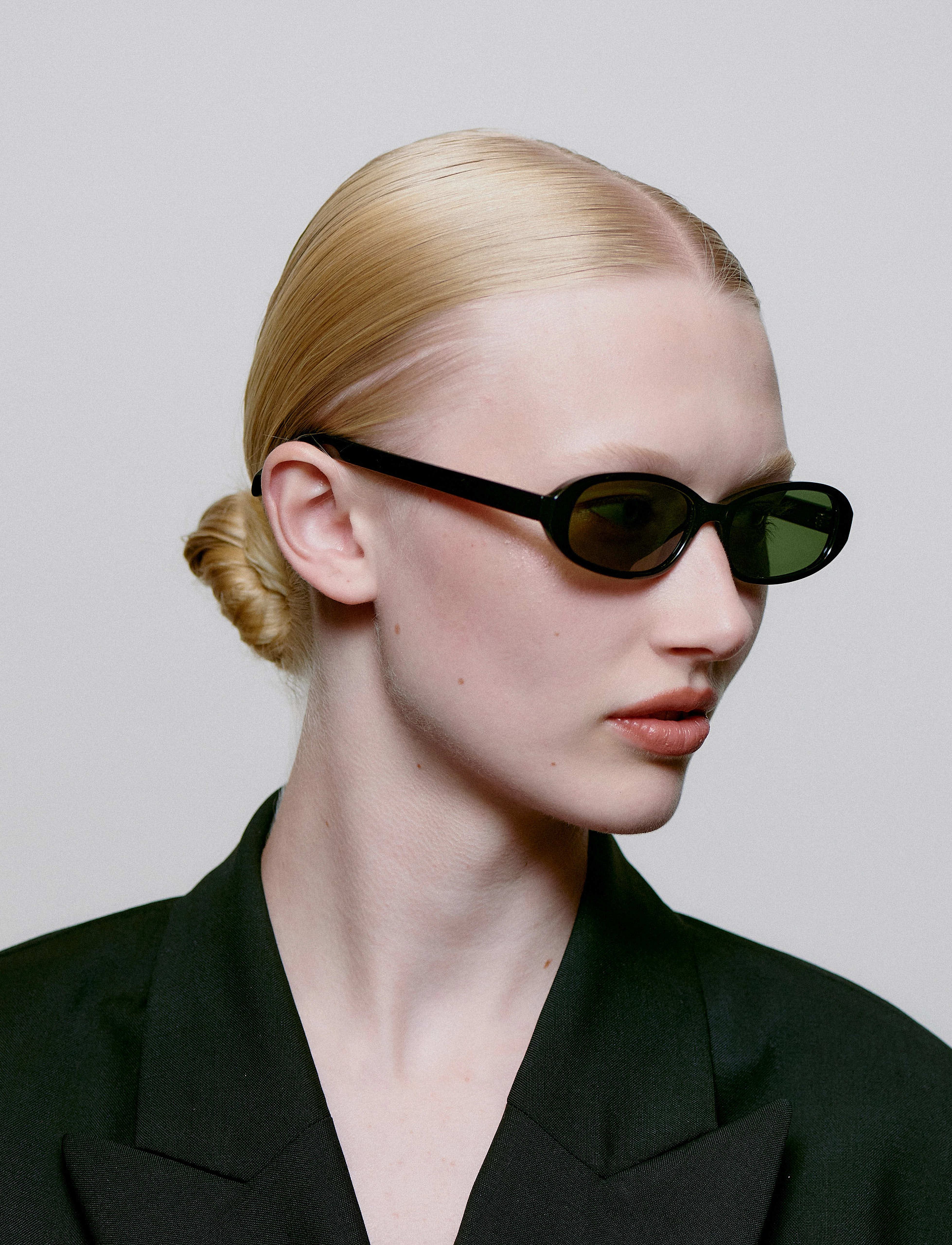 A.Kjærbede - Macy - okrągłe okulary przeciwsłoneczne - black - 5