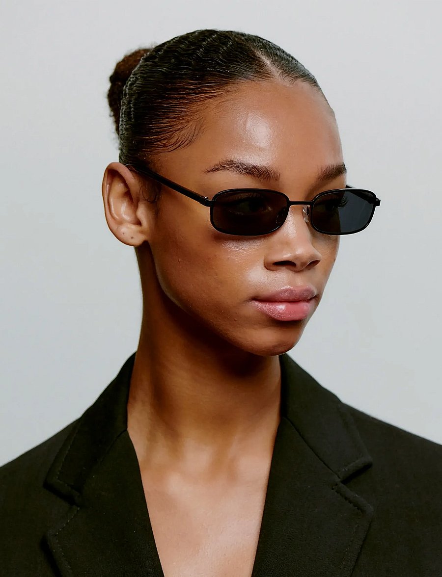 A.Kjærbede - Noah - okulary przeciwsłoneczne motyl - black - 5