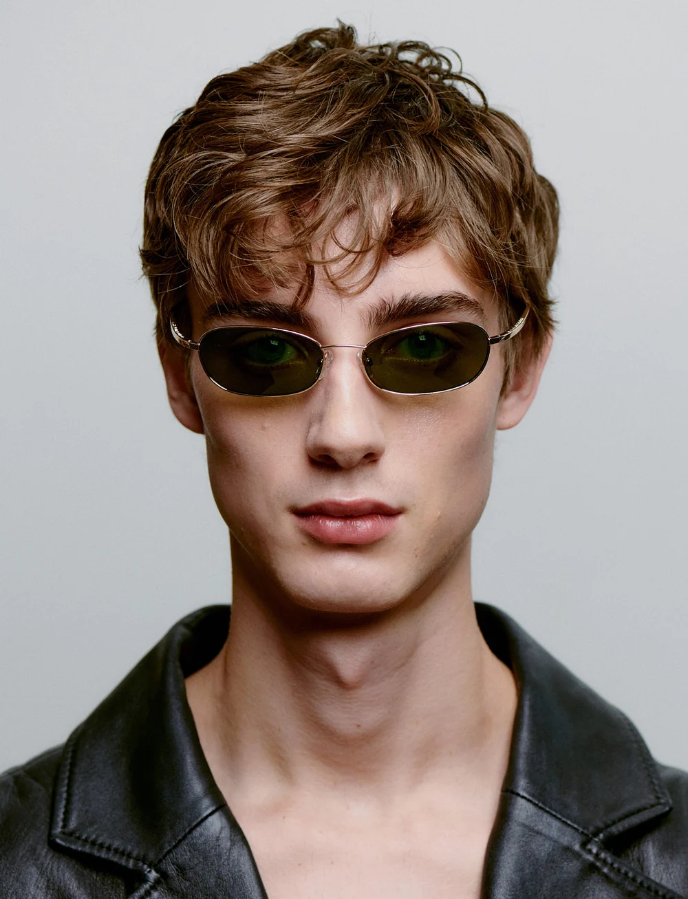 A.Kjærbede - Jack - runde solbriller - gold - 0