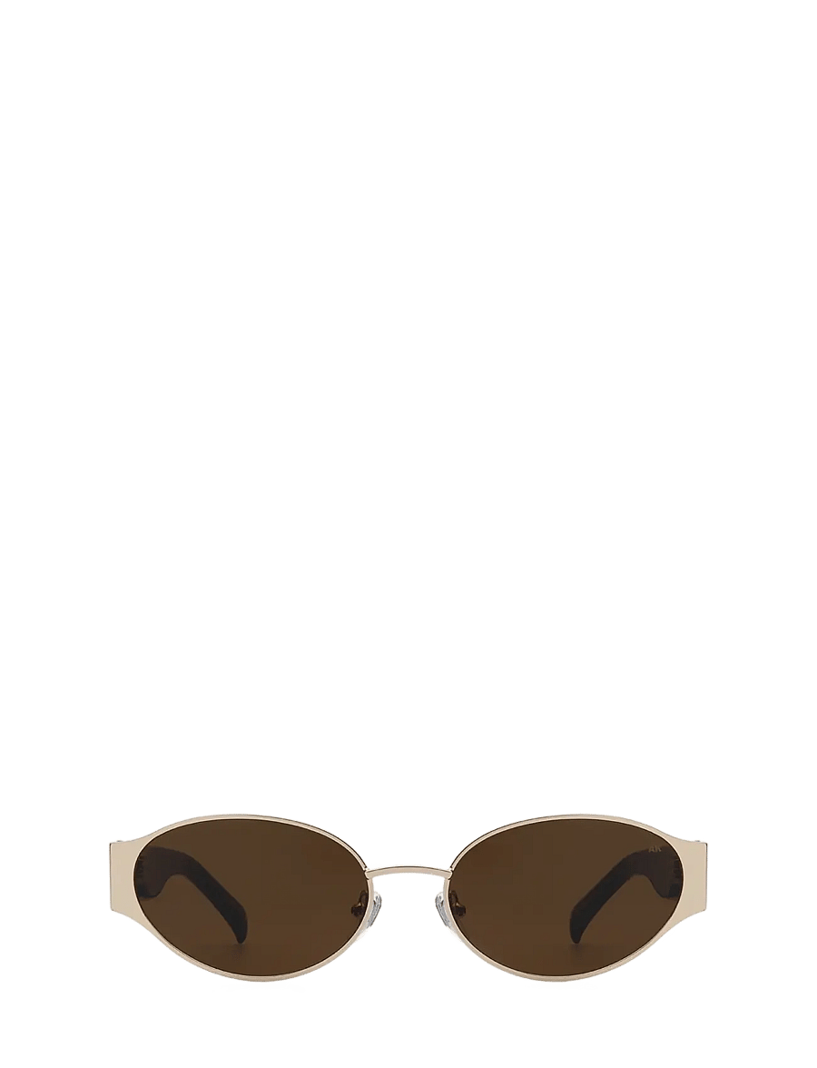 A.Kjærbede - Bella - runde solbriller - gold demi tortoise - 0