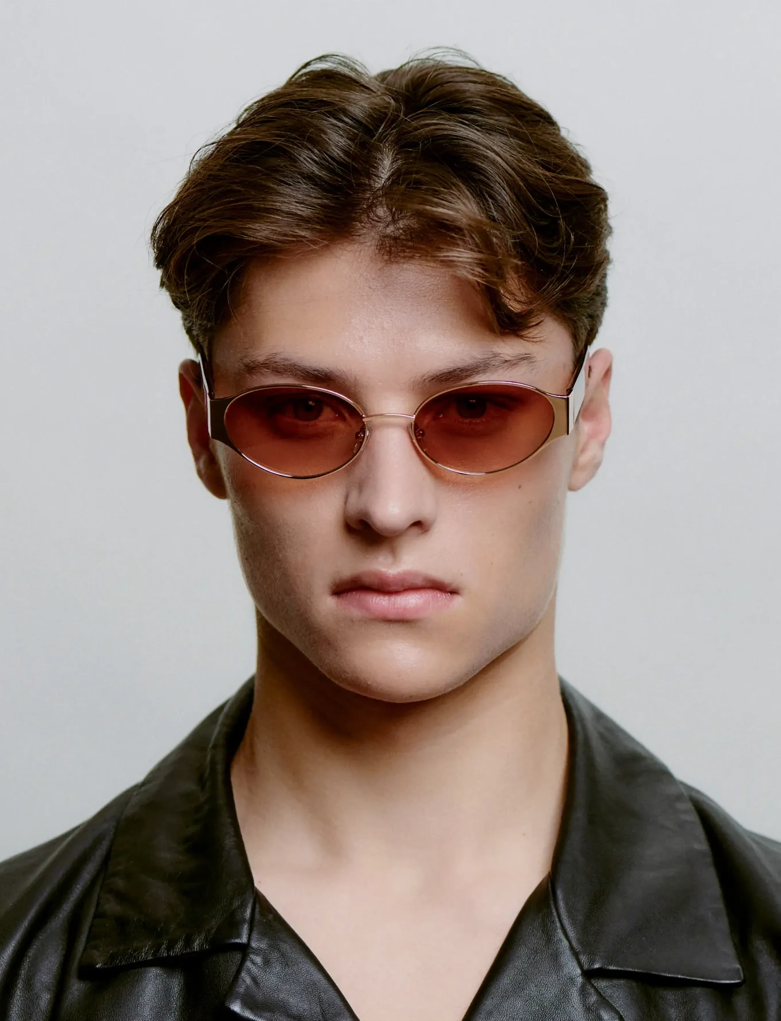 A.Kjærbede - Bella - Ümmargused päikeseprillid - rosegold havana - 2