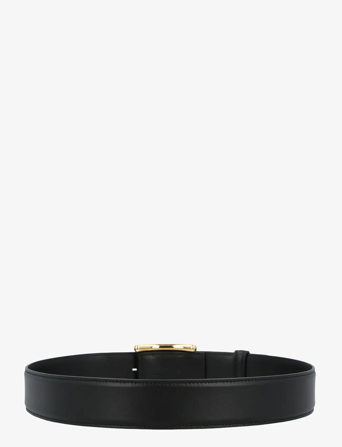 Alaia - Curve leather belt - leather belts - black - 1