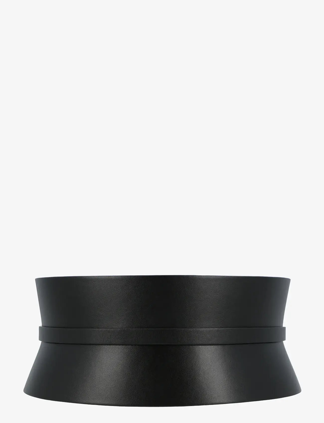 Alaia - Black leather double bustier belt - nahkrihmad - black - 1