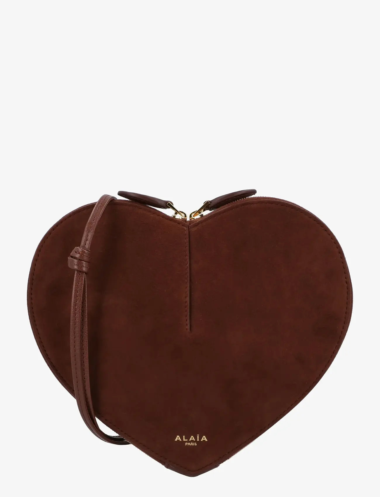 Alaia - Le Cœur shoulder bag - shoulder bags - brown - 0