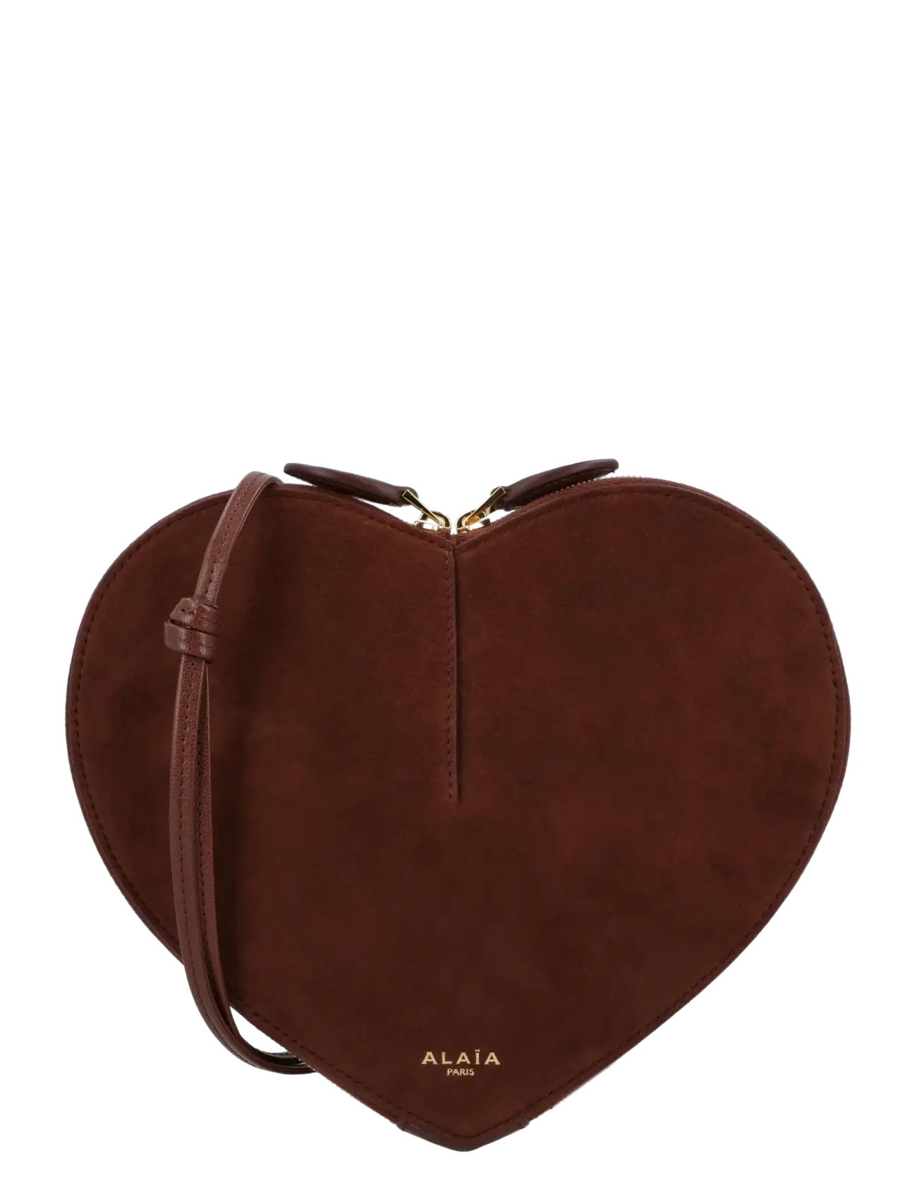 Alaia Le Cœur shoulder bag - Bags - BROWN / brown