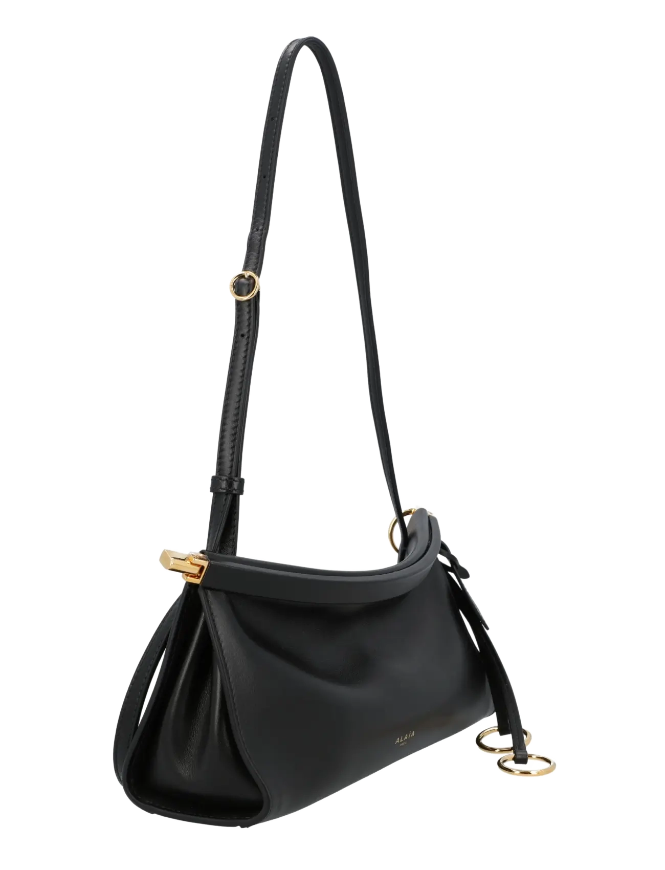 Alaia - Le Click East West Small Bag - shoulder bags - black - 1