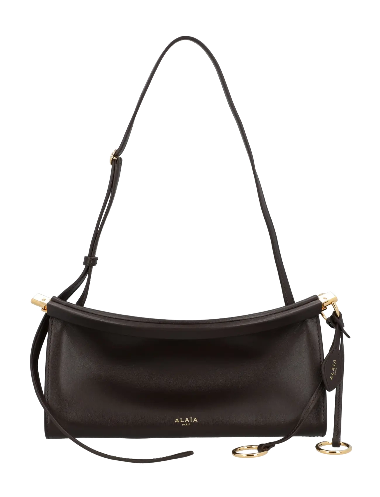 Alaia Le Click East West Small Bag - Bags - BROWN / brown