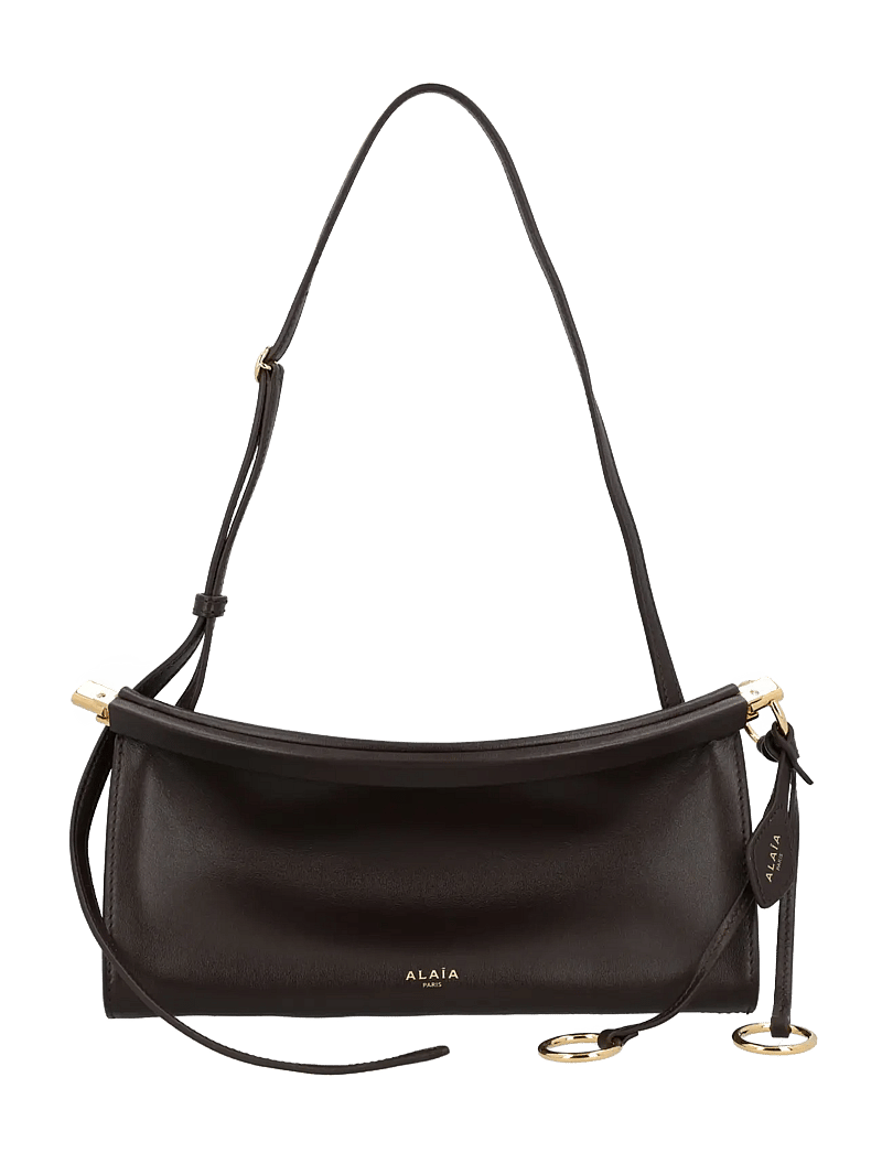 Alaia - Le Click East West Small Bag - axlartöskur - brown - 0