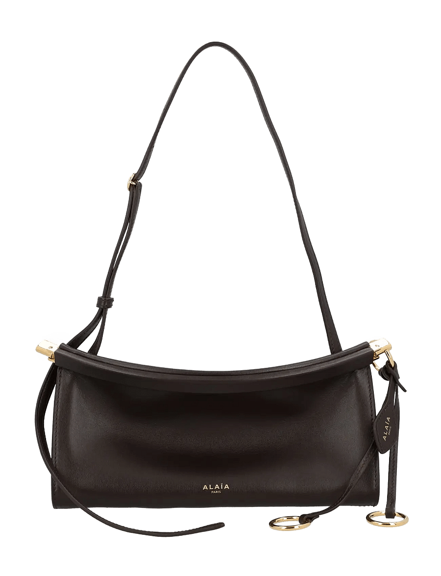 Alaia - Le Click East West Small Bag - shoulder bags - brown - 0