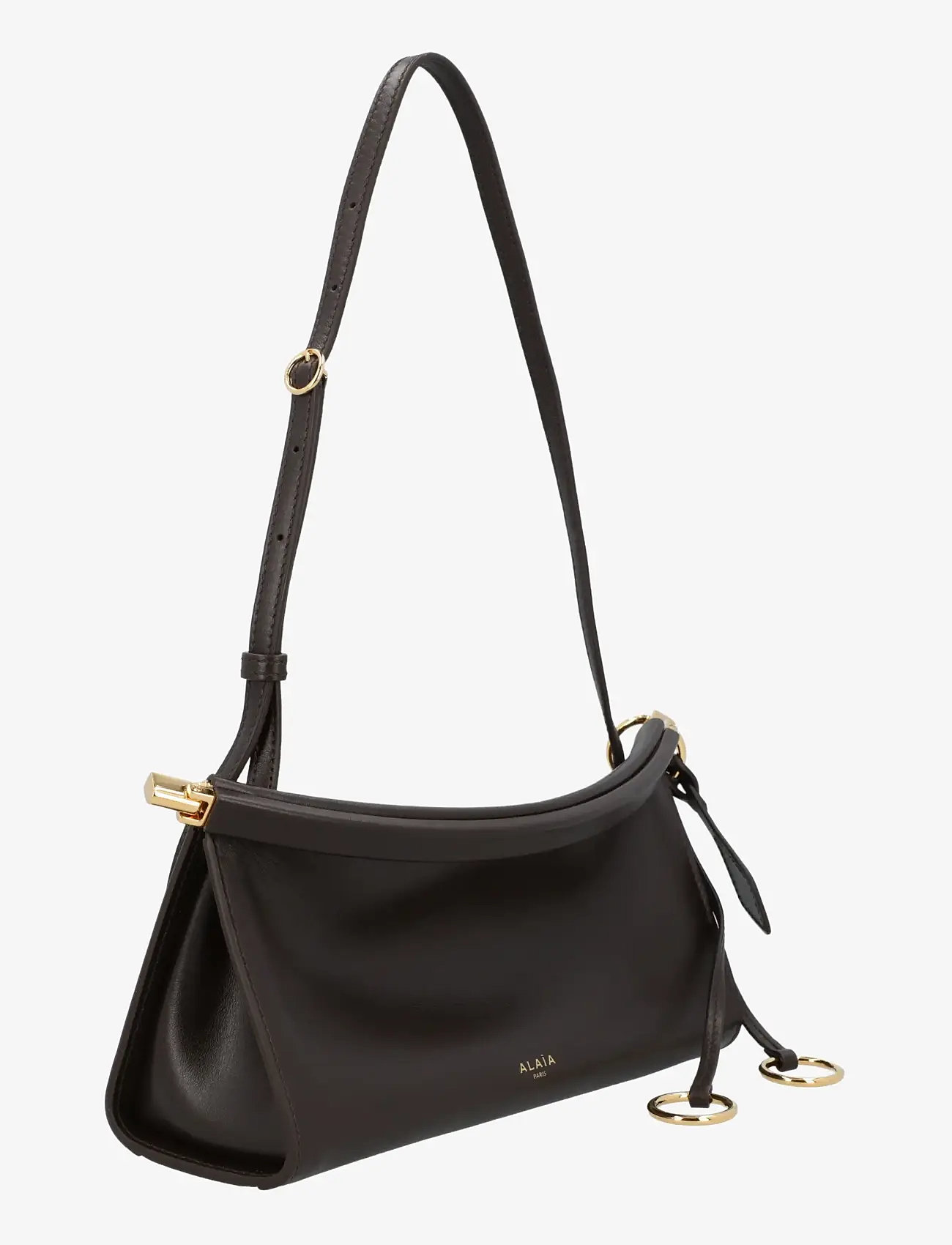Alaia - Le Click East West Small Bag - Õlakotid - brown - 2