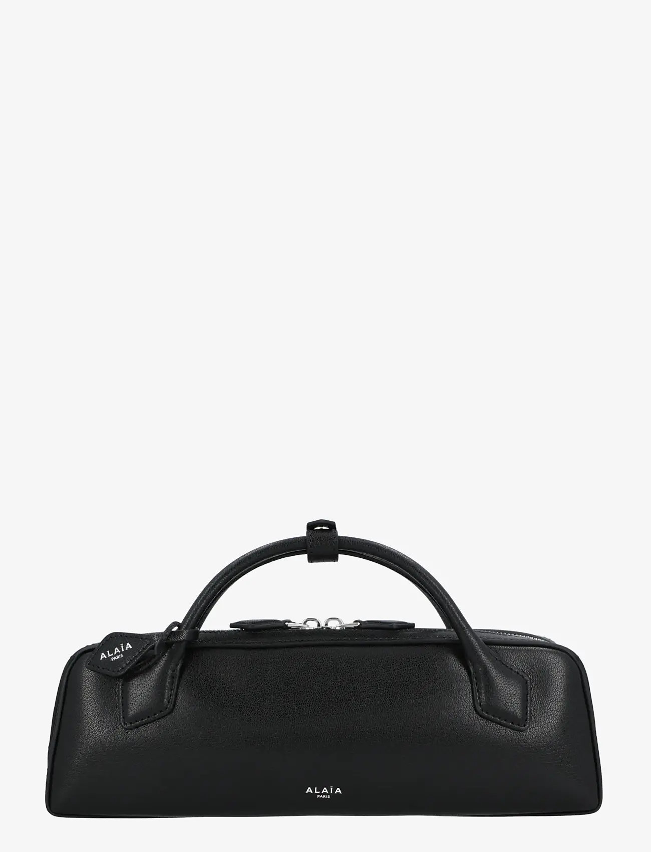 Alaia - Le Teckel leather clutch bag - black - 0