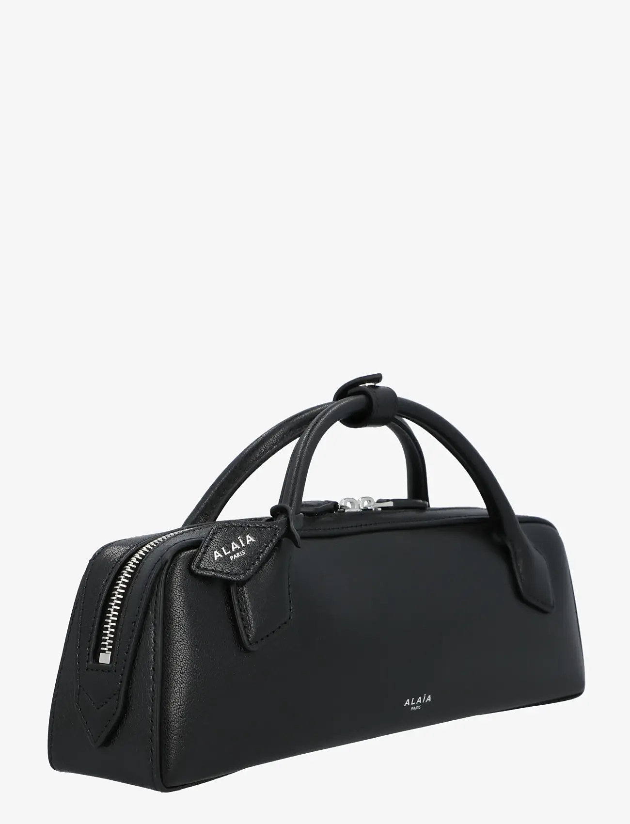 Alaia - Le Teckel leather clutch bag - black - 1
