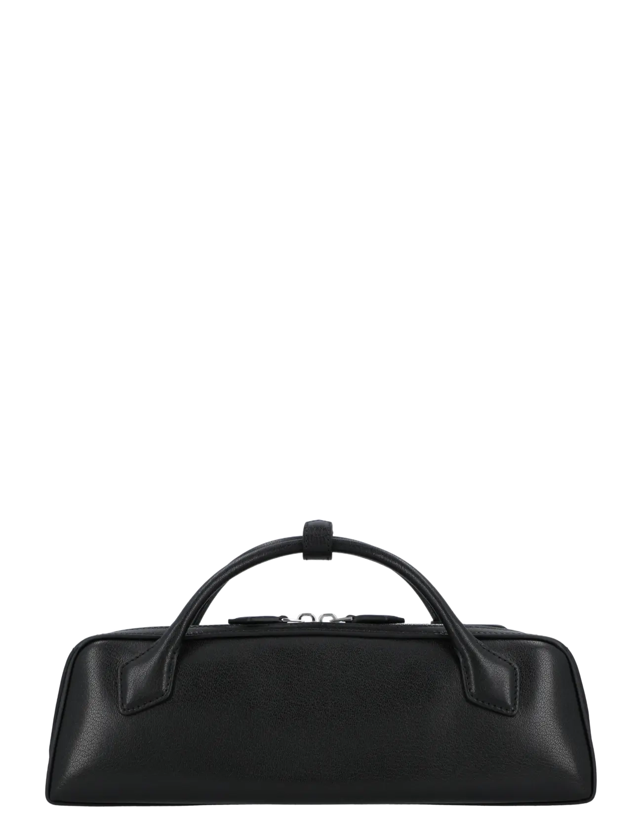 Alaia - Le Teckel leather clutch bag - black - 2